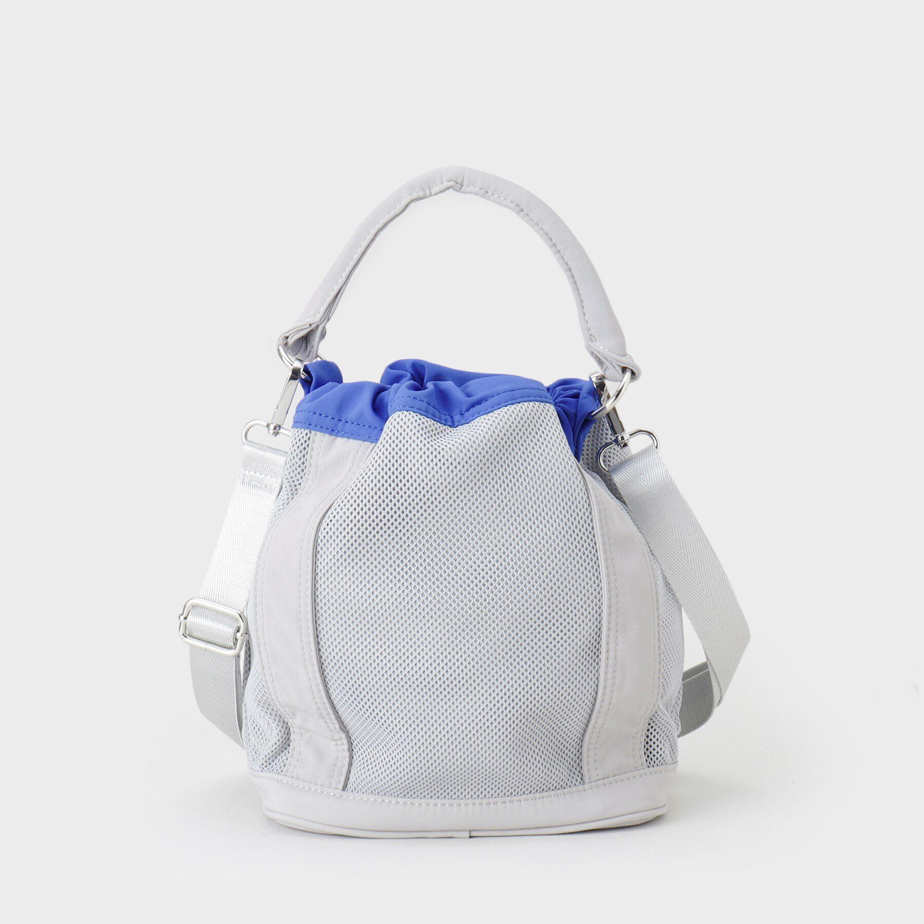 THE SHOP TK「メッシュナイロンコンビ巾着ショルダーバッグ」|ショルダー・メッセンジャー|