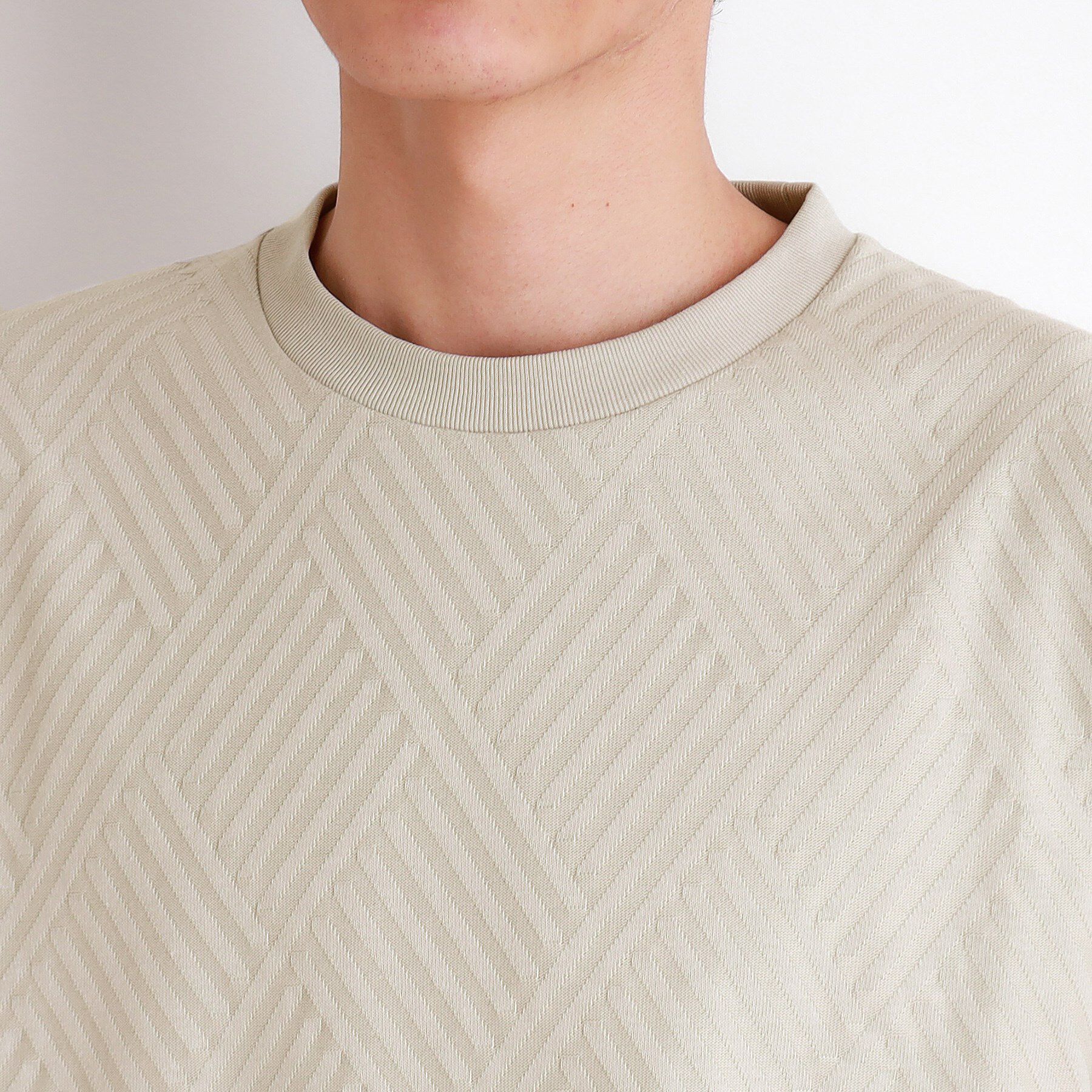 THE SHOP TK「リンクスジャカード半袖Ｔシャツ」|Tシャツ・カットソー|