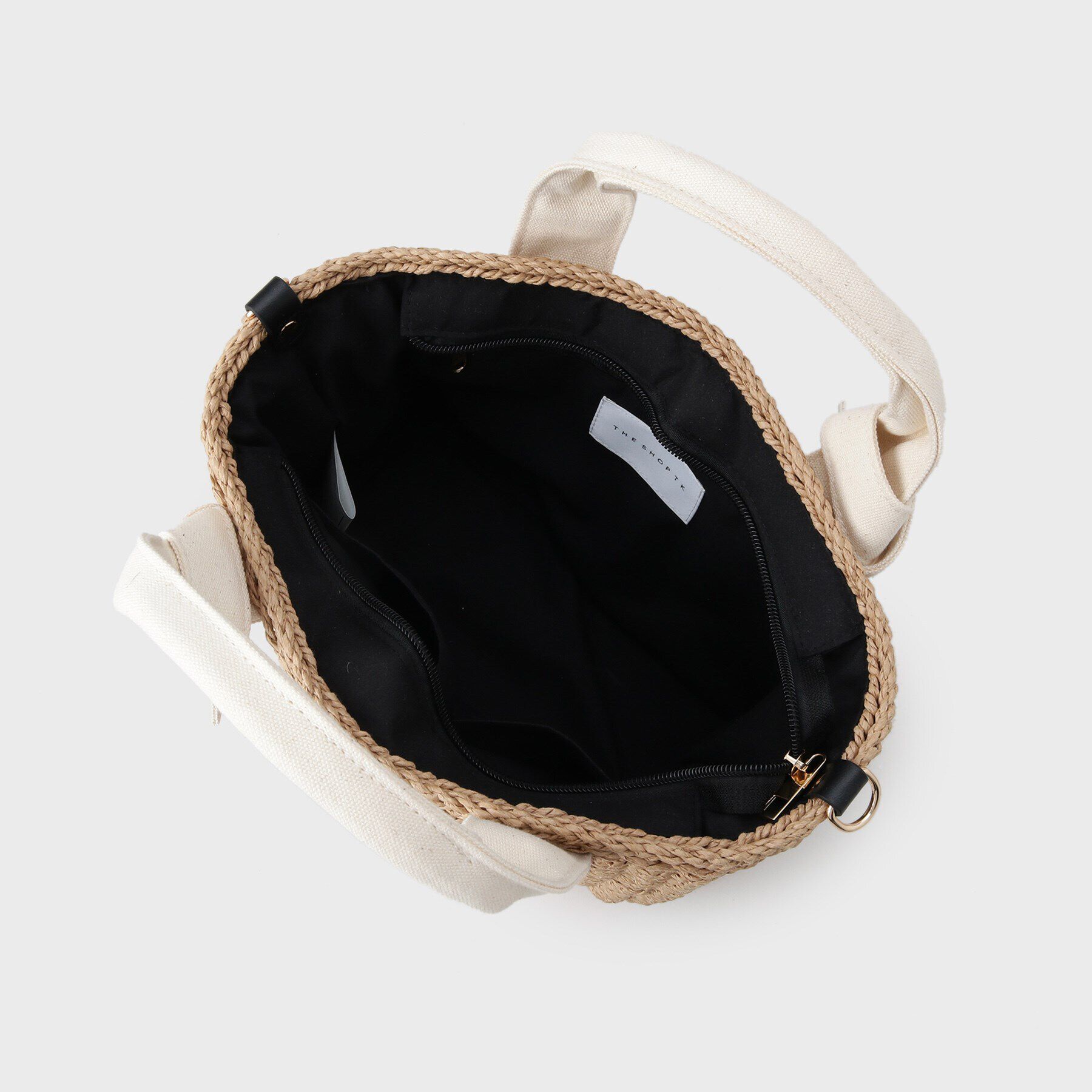THE SHOP TK「ロゴ雑材バッグ」|ショルダー・メッセンジャー|