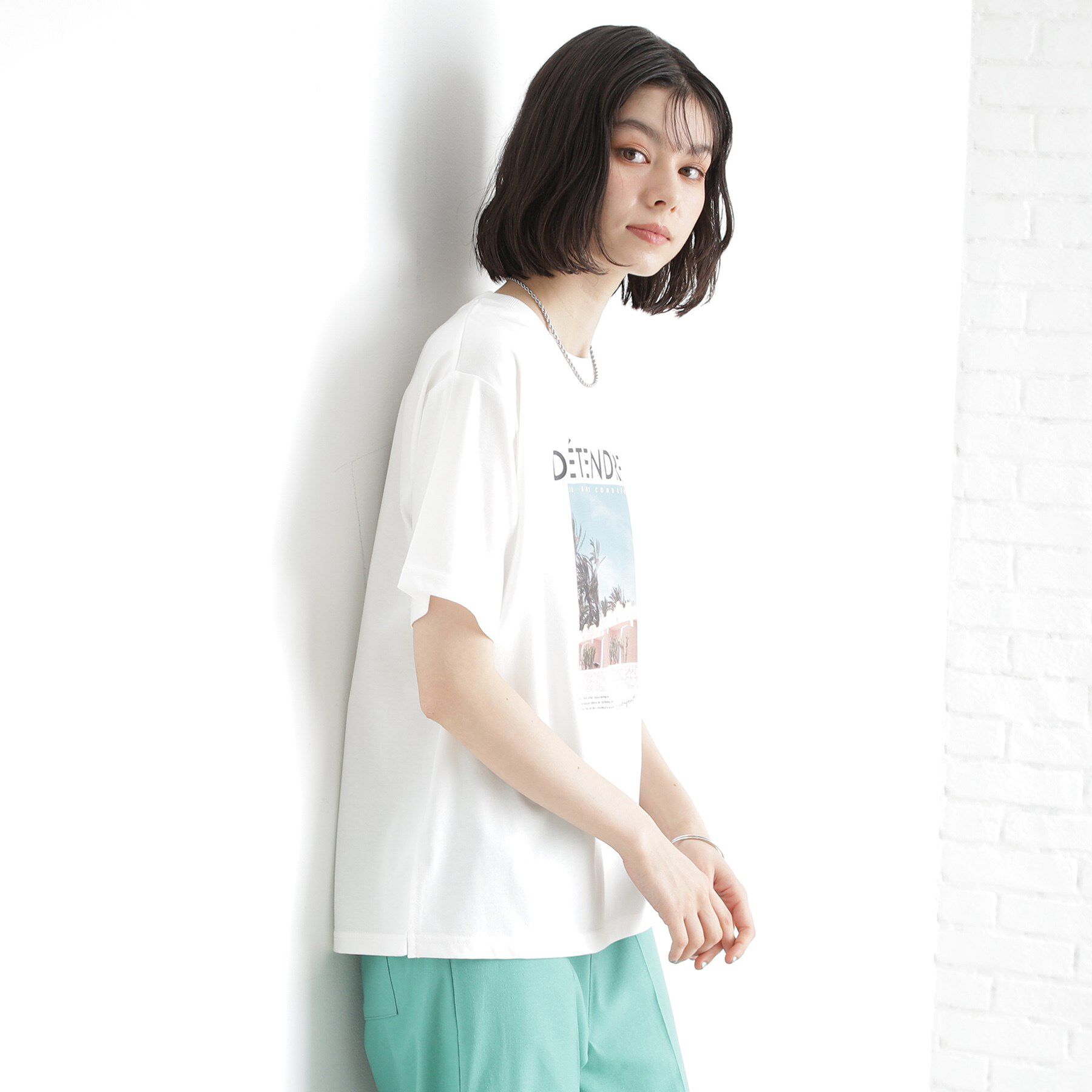 THE SHOP TK「ロゴアソートTシャツ【接触冷感/UVケア/洗濯機OK】」|Tシャツ・カットソー|