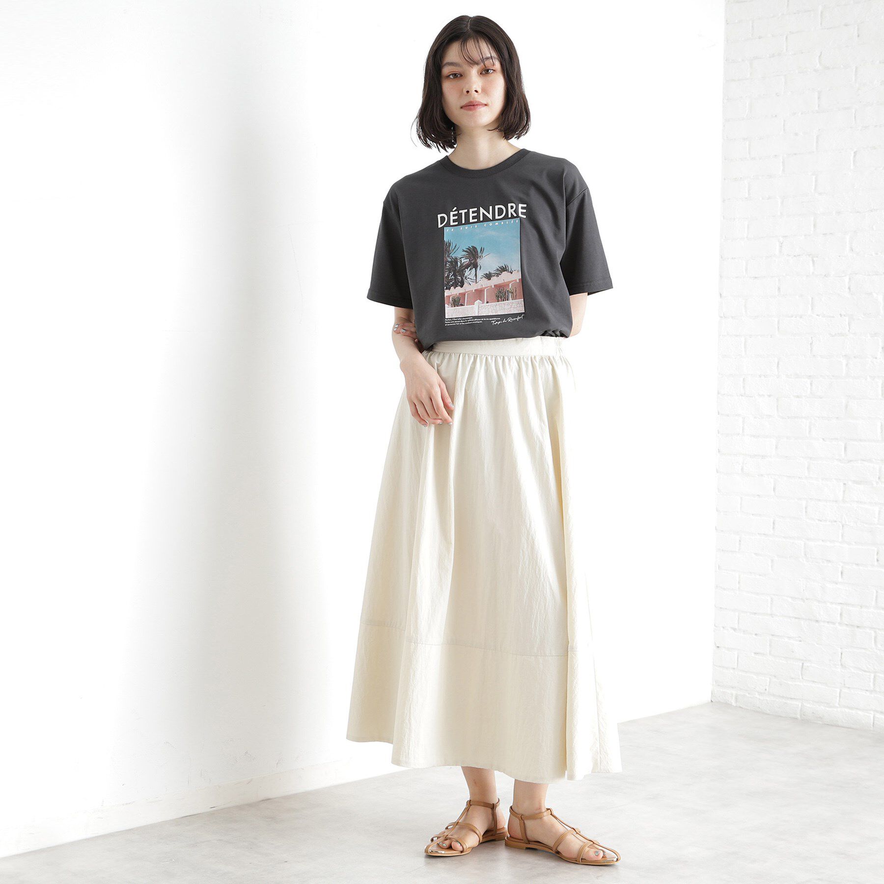 THE SHOP TK「ロゴアソートTシャツ【接触冷感/UVケア/洗濯機OK】」|Tシャツ・カットソー|