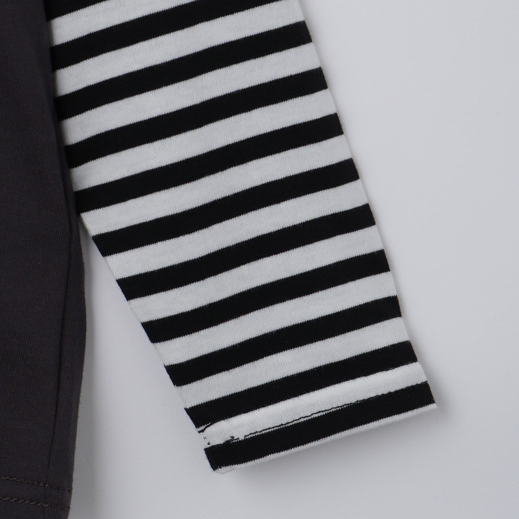 THE SHOP TK「【110－160】レイヤード風デニムアップリケロンTee」|Tシャツ・カットソー|