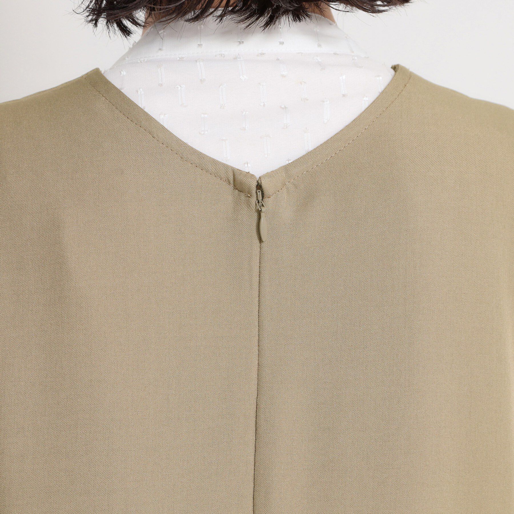 THE SHOP TK「【きれいめにもカジュアルにも】Vネックオールインワン」|オールインワン|