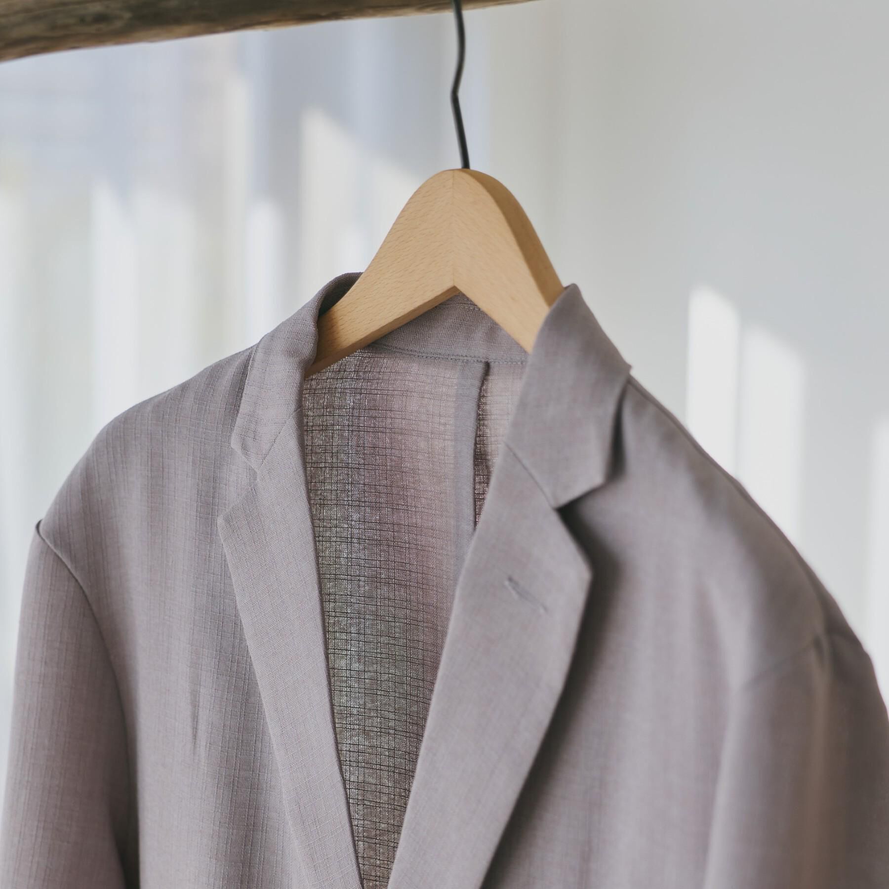 THE SHOP TK「【LINO FINE】リネンライク テーラードジャケット 吸水速乾/イージーケア/UVカット/洗濯機」|テーラードジャケット|