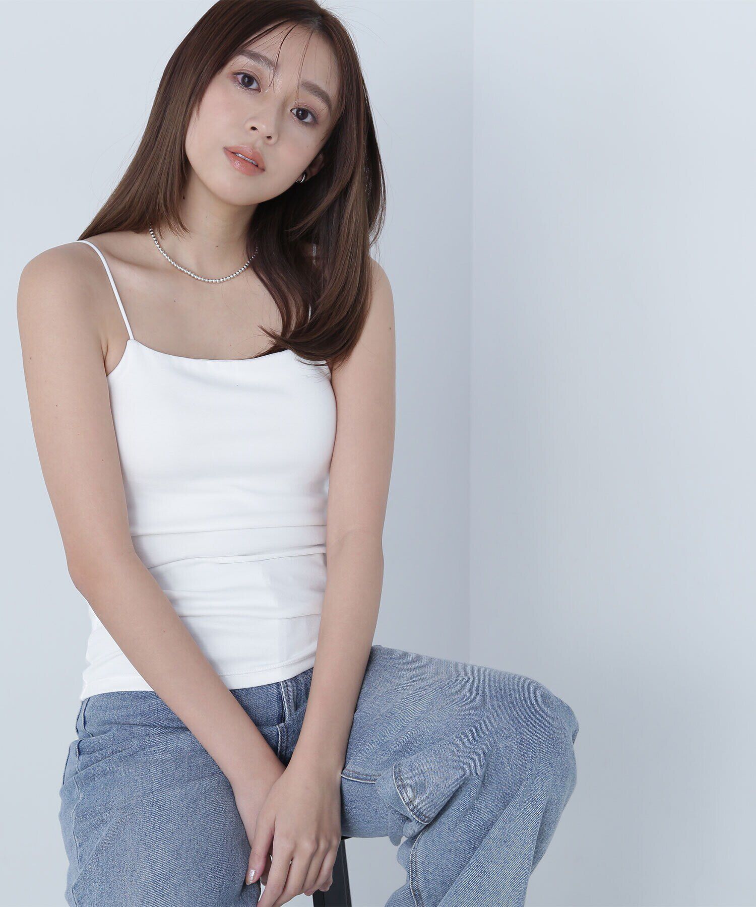  「カップ付キャミソール」|Tシャツ・カットソー|