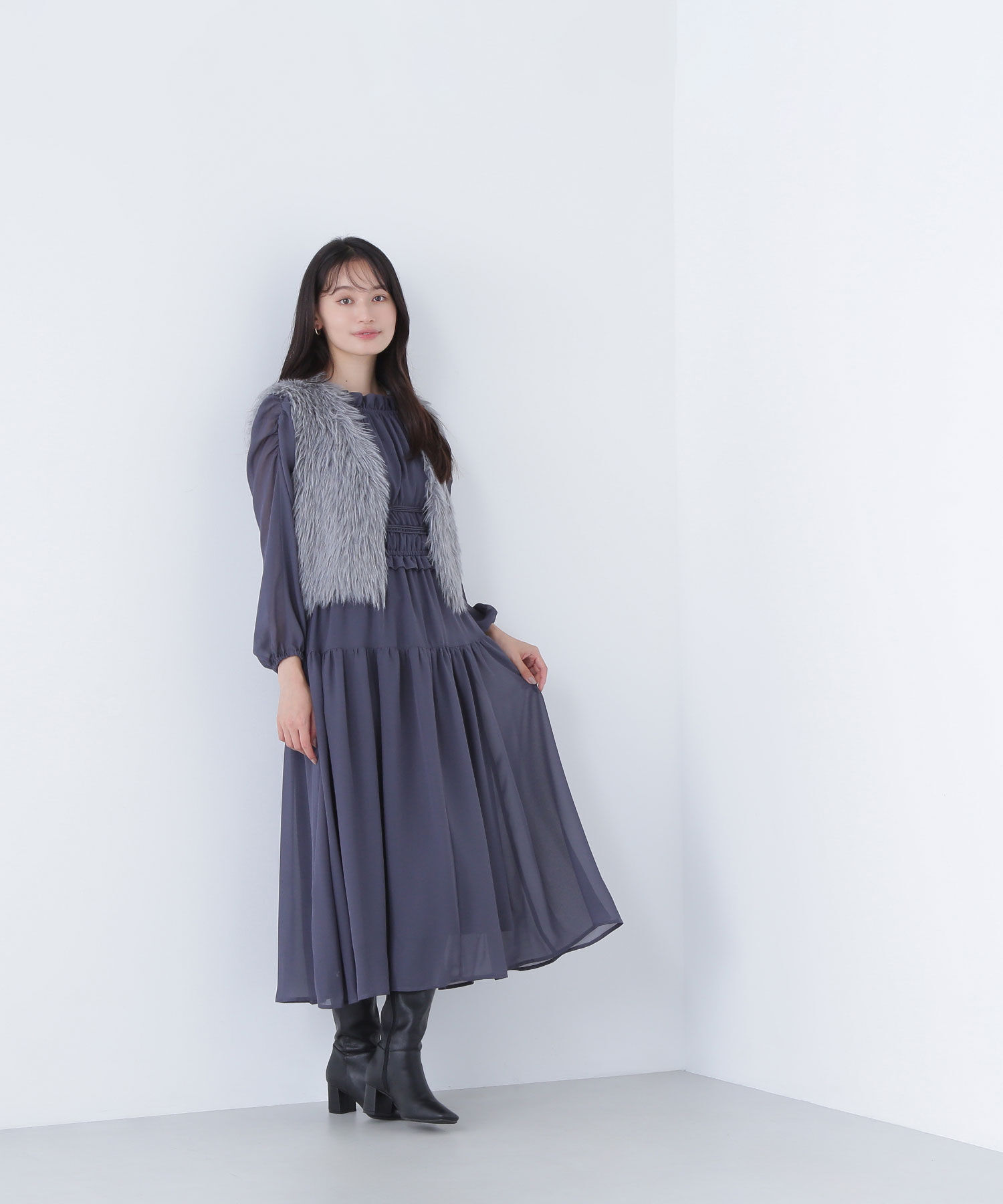  「シャギーニットベスト」|ニット・セーター|