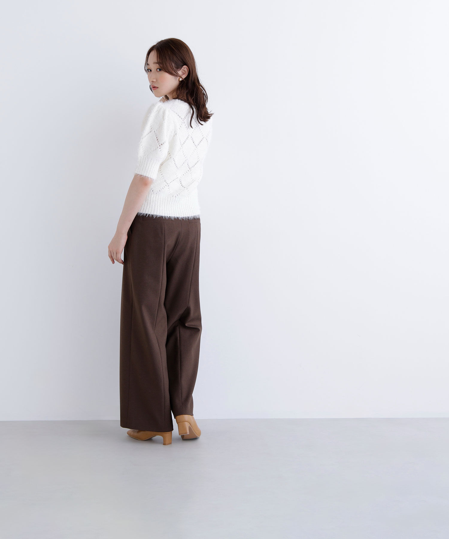  「シャギーアイレットニット」|ニット・セーター|