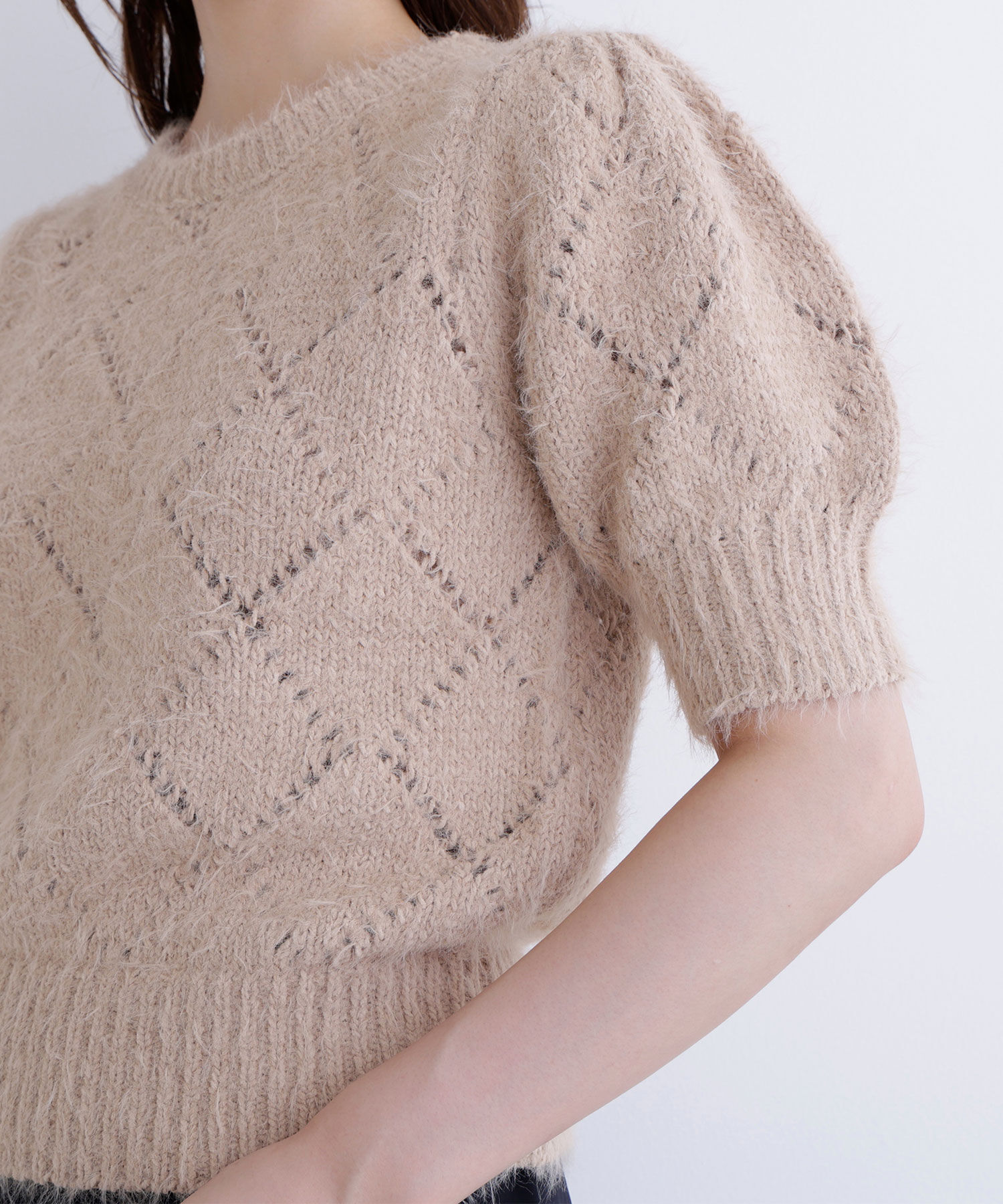  「シャギーアイレットニット」|ニット・セーター|