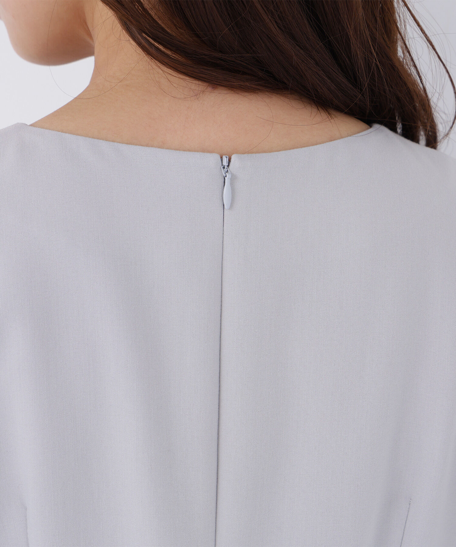  「ラインパールペプラムワンピース」|ワンピース|