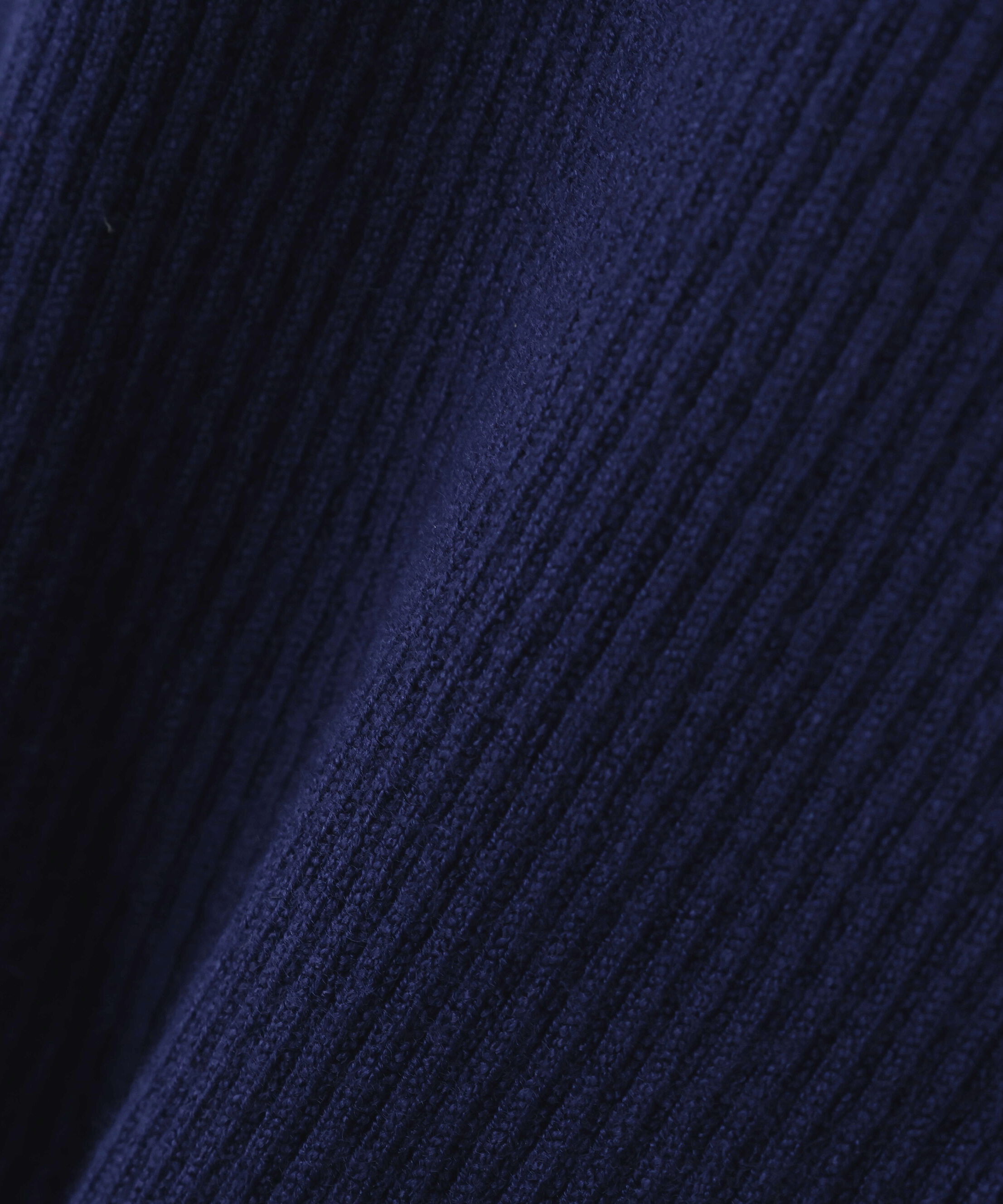  「バイカラーフリルトリムニット」|ニット・セーター|