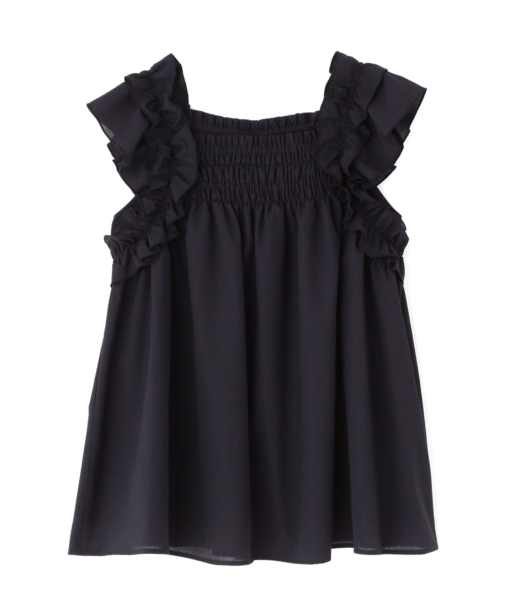  「フリルスリーブチュニック」|シャツ・ブラウス|