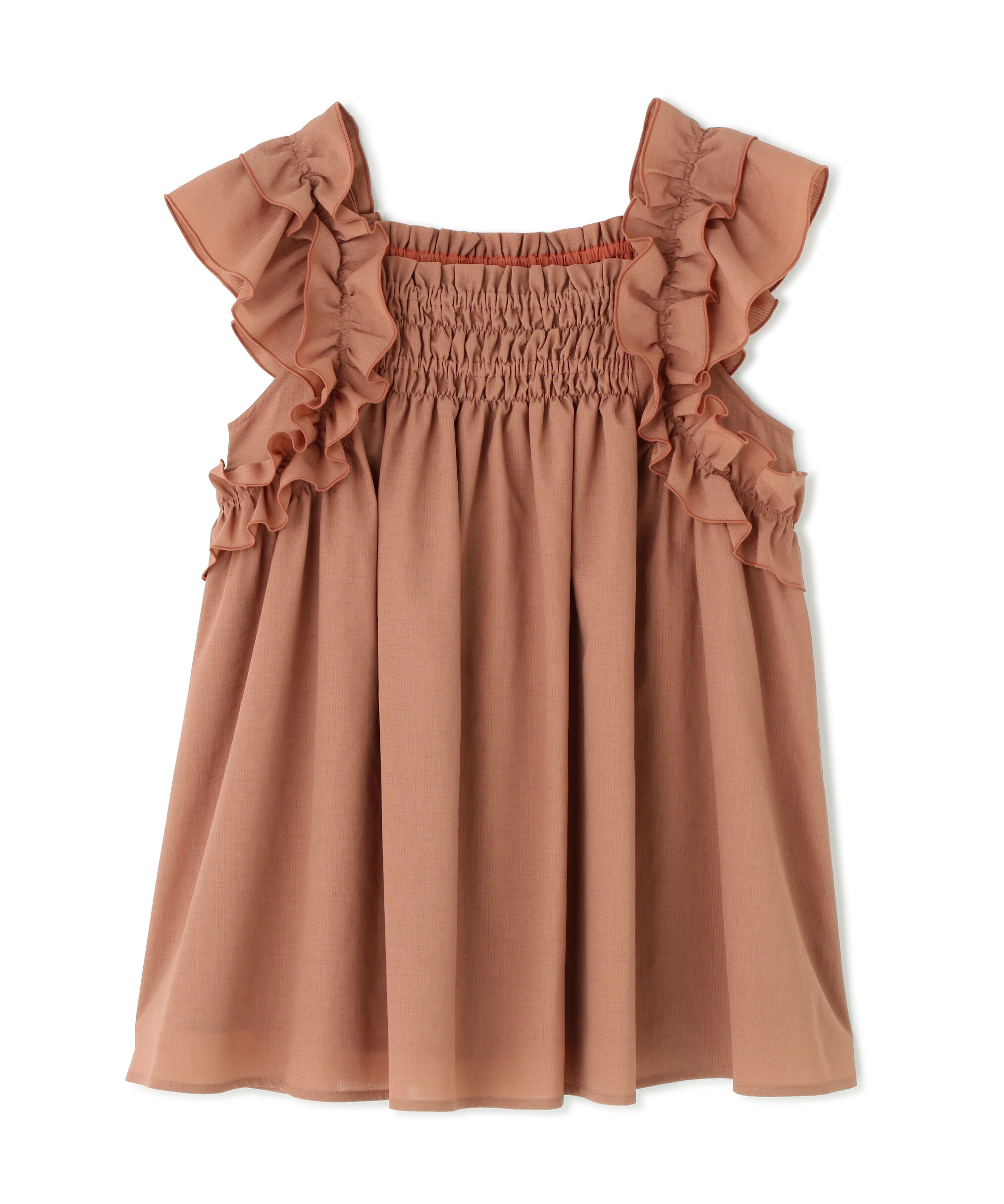  「フリルスリーブチュニック」|シャツ・ブラウス|