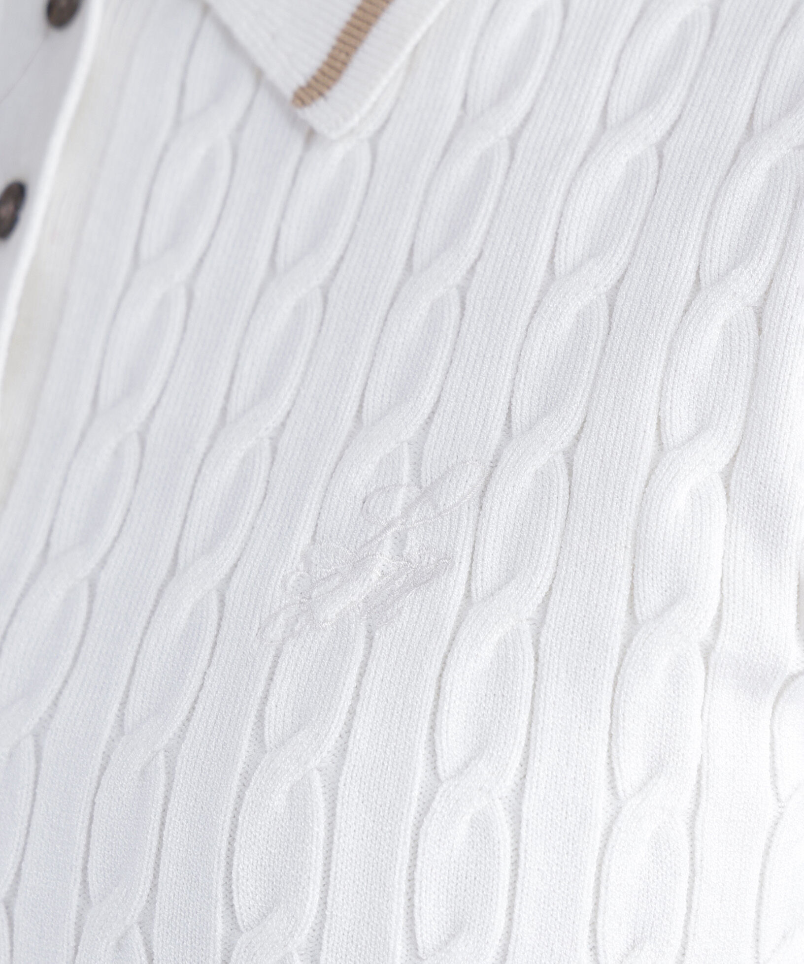  「ケーブルポロニット」|ニット・セーター|