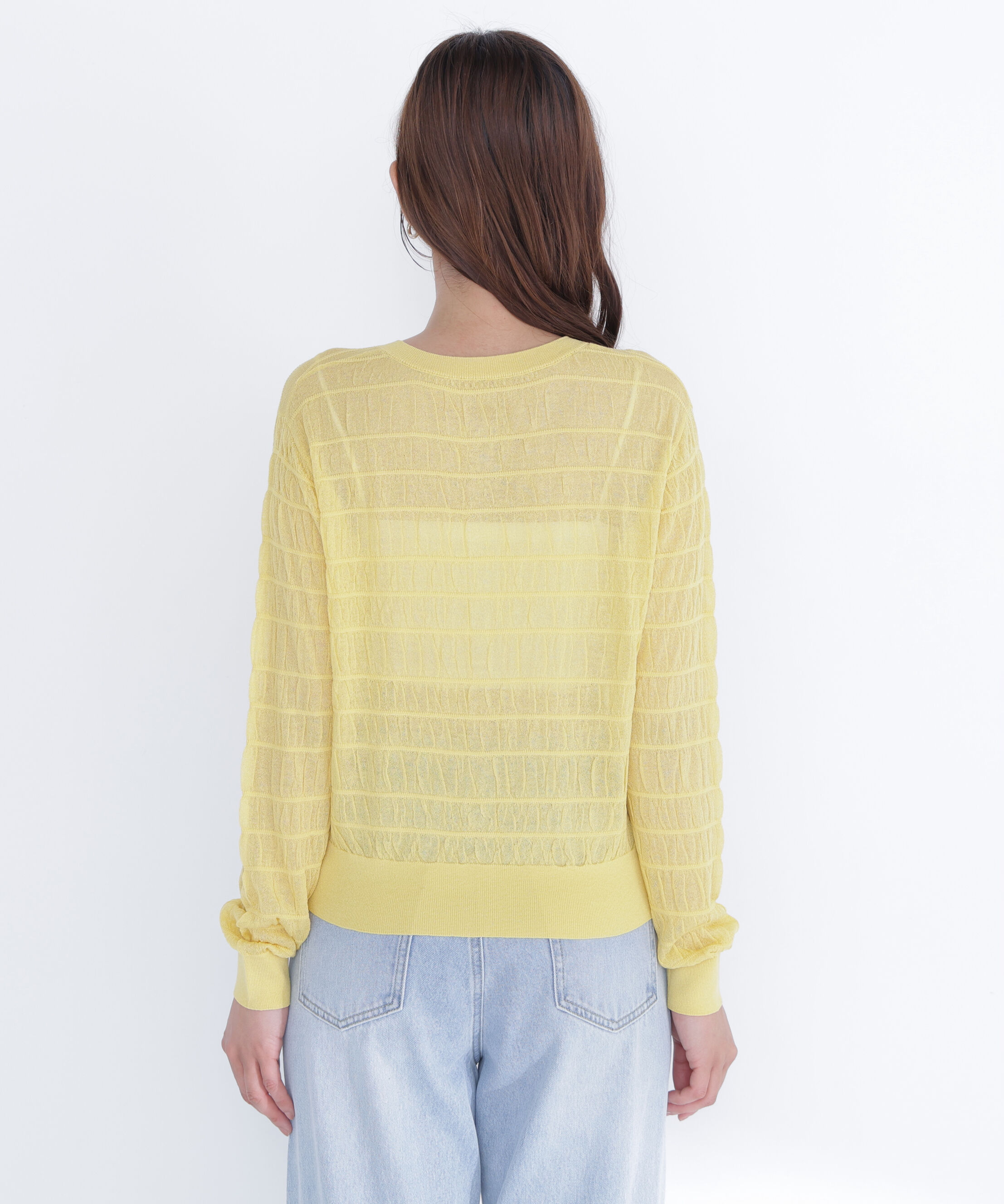  「シアーシャーリングカーディガン」|ニット・セーター|