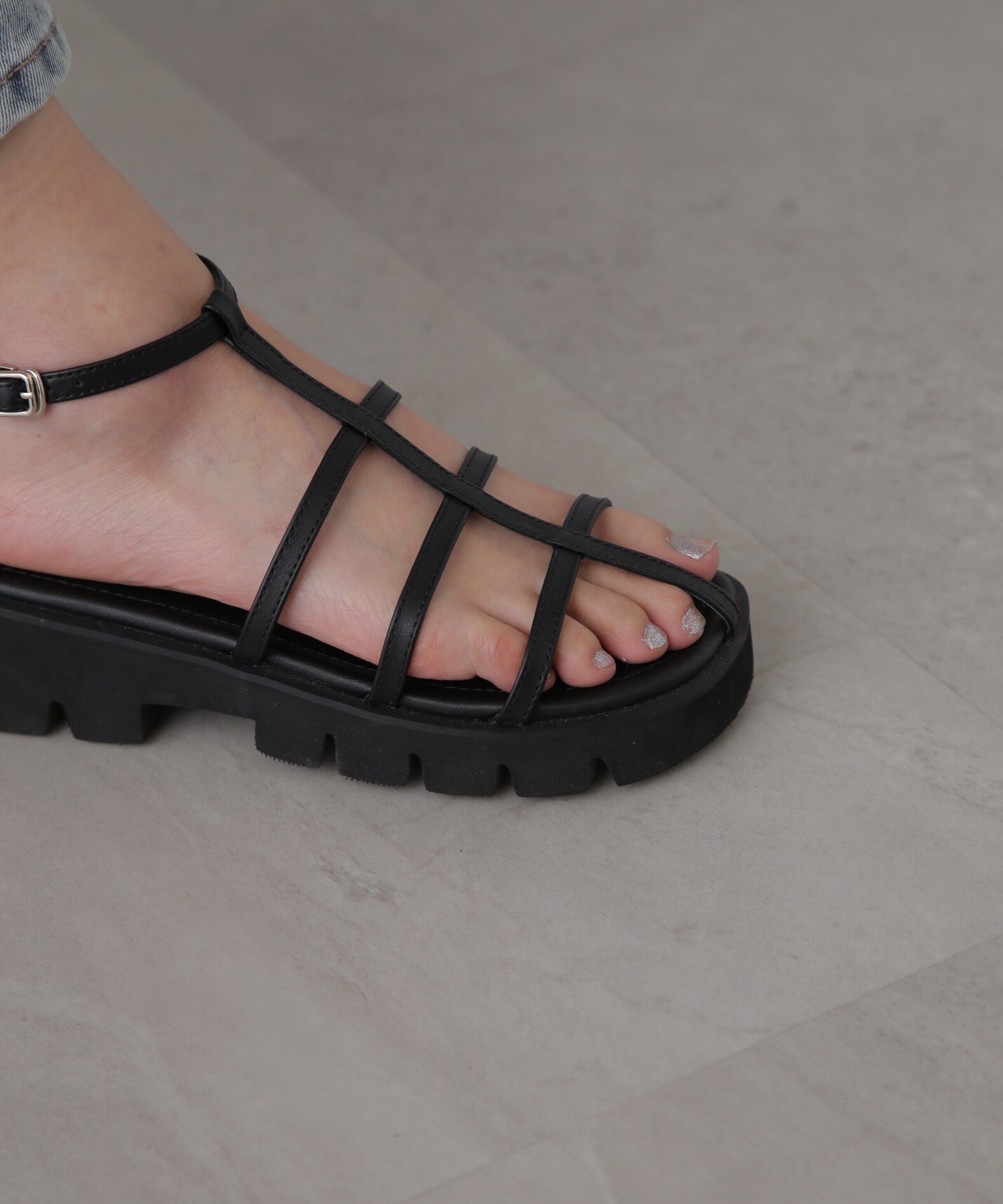  「トラックソールナローサンダル」|その他|