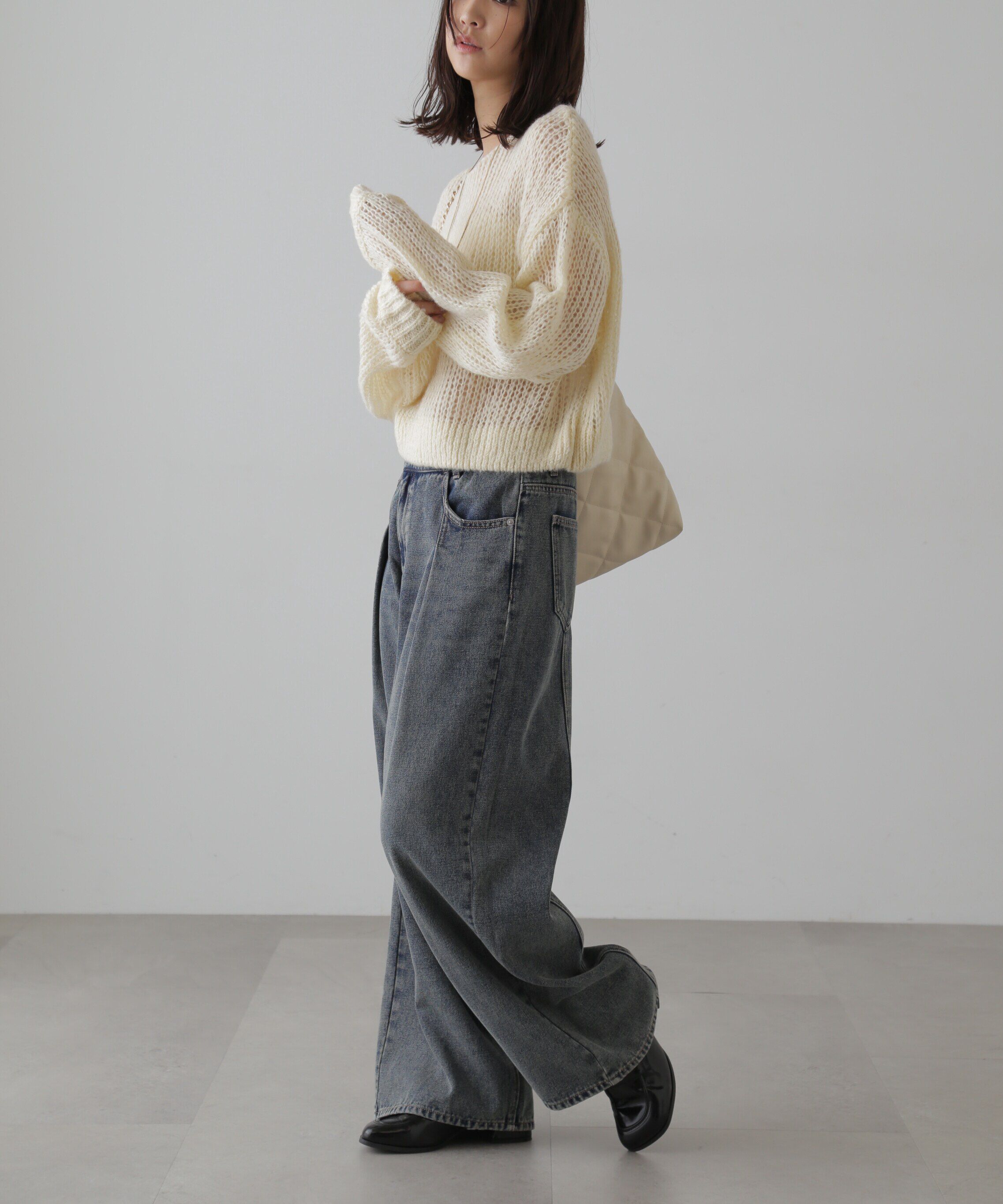  「シアーモヘヤライクニット」|ニット・セーター|