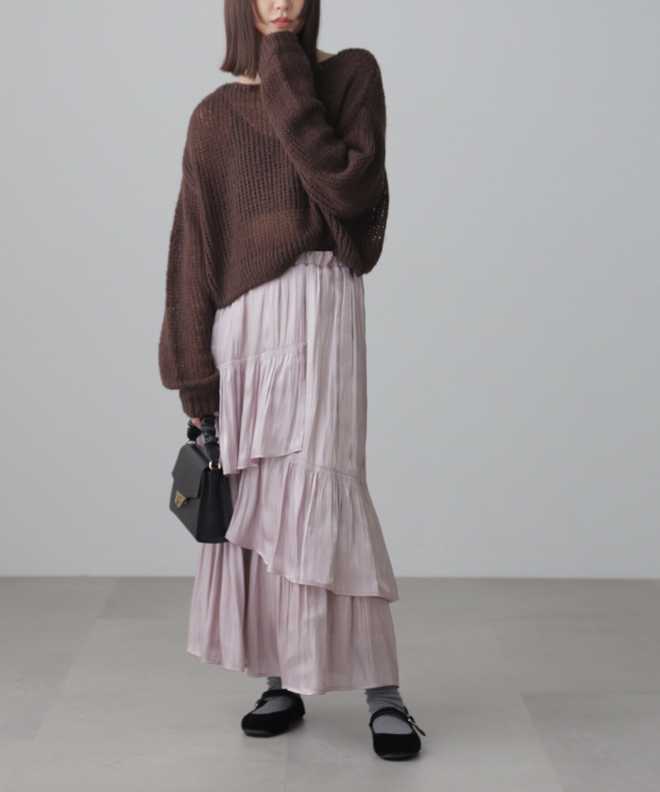  「シアーモヘヤライクニット」|ニット・セーター|