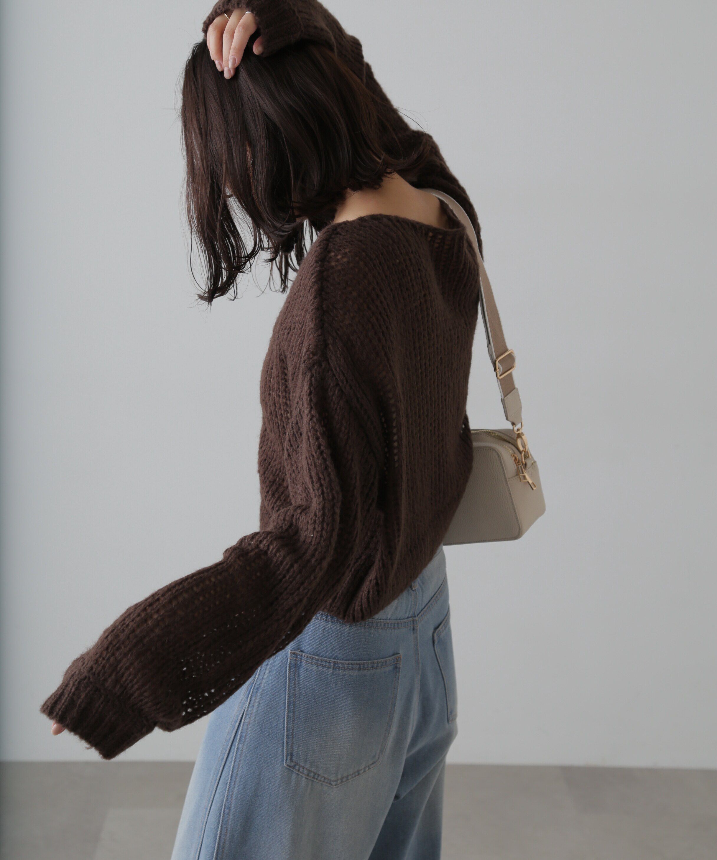  「シアーモヘヤライクニット」|ニット・セーター|