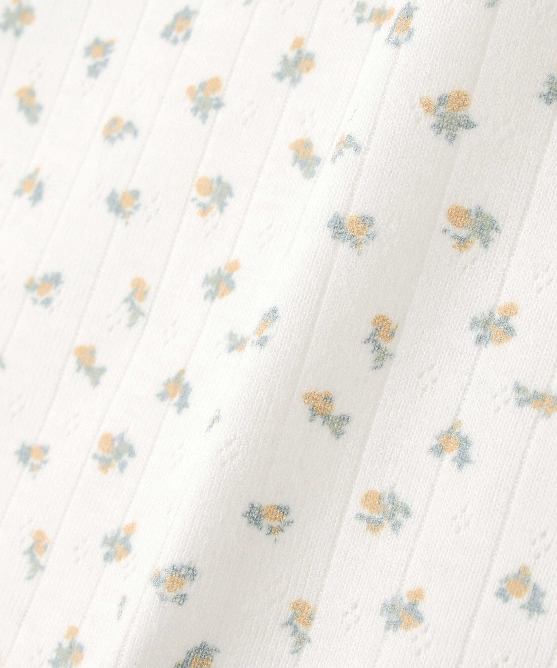  「花柄レーステレコタンクトップ」|Tシャツ・カットソー|