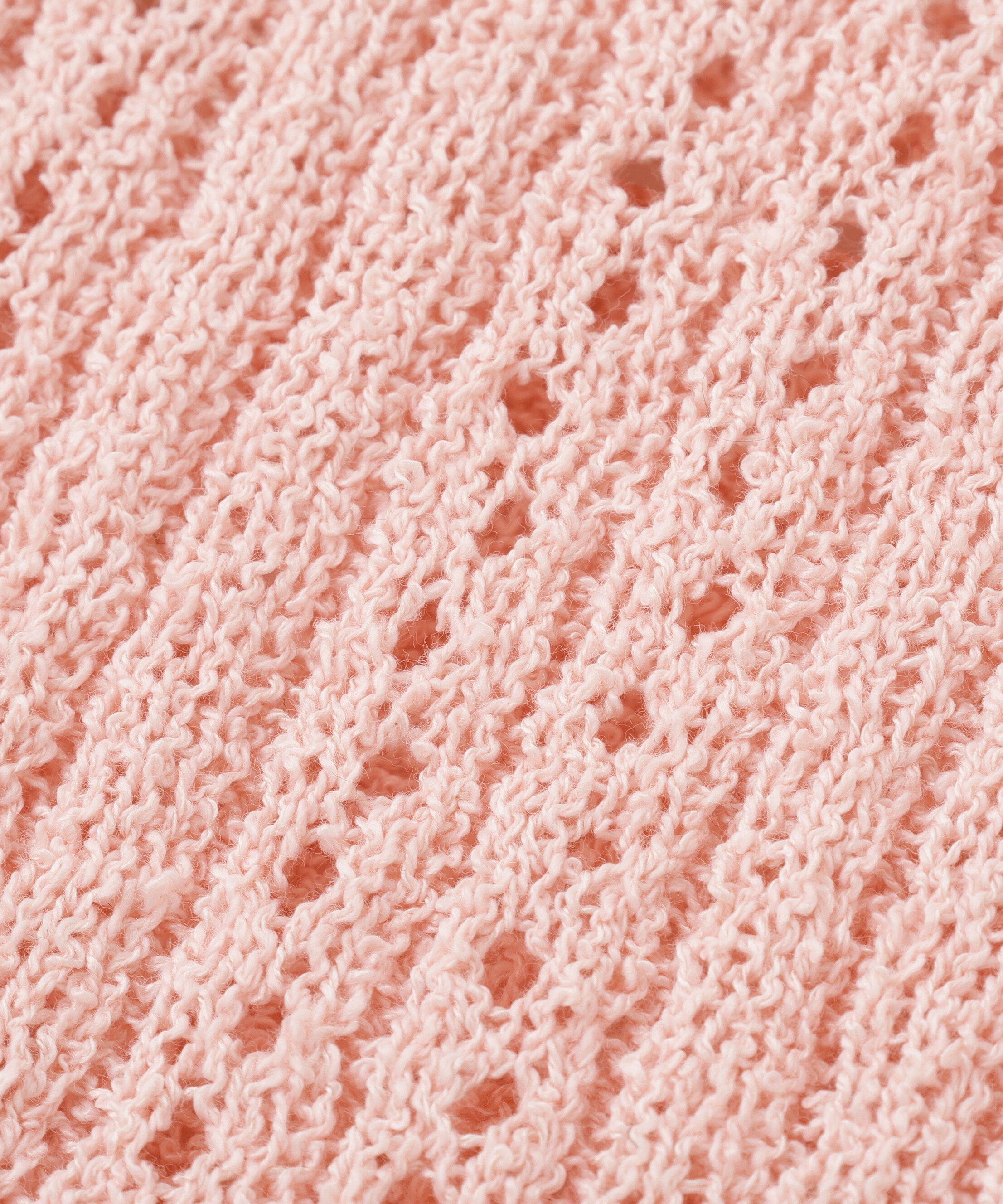  「透かし編みペプラムニット」|ニット・セーター|