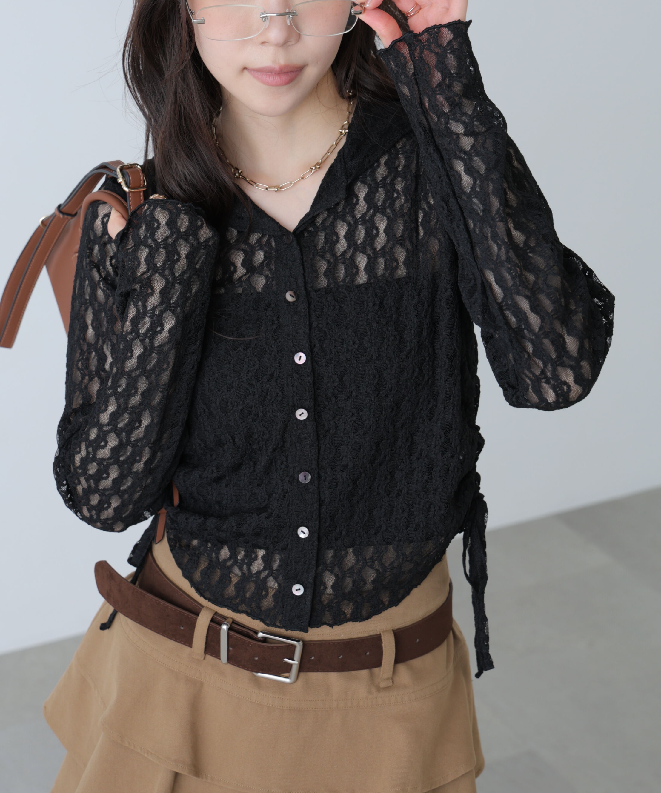  「サイドドロストレースフーディー」|Tシャツ・カットソー|