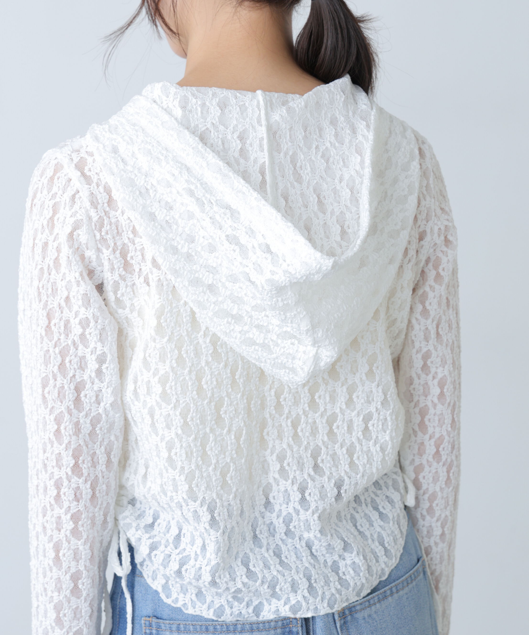  「サイドドロストレースフーディー」|Tシャツ・カットソー|