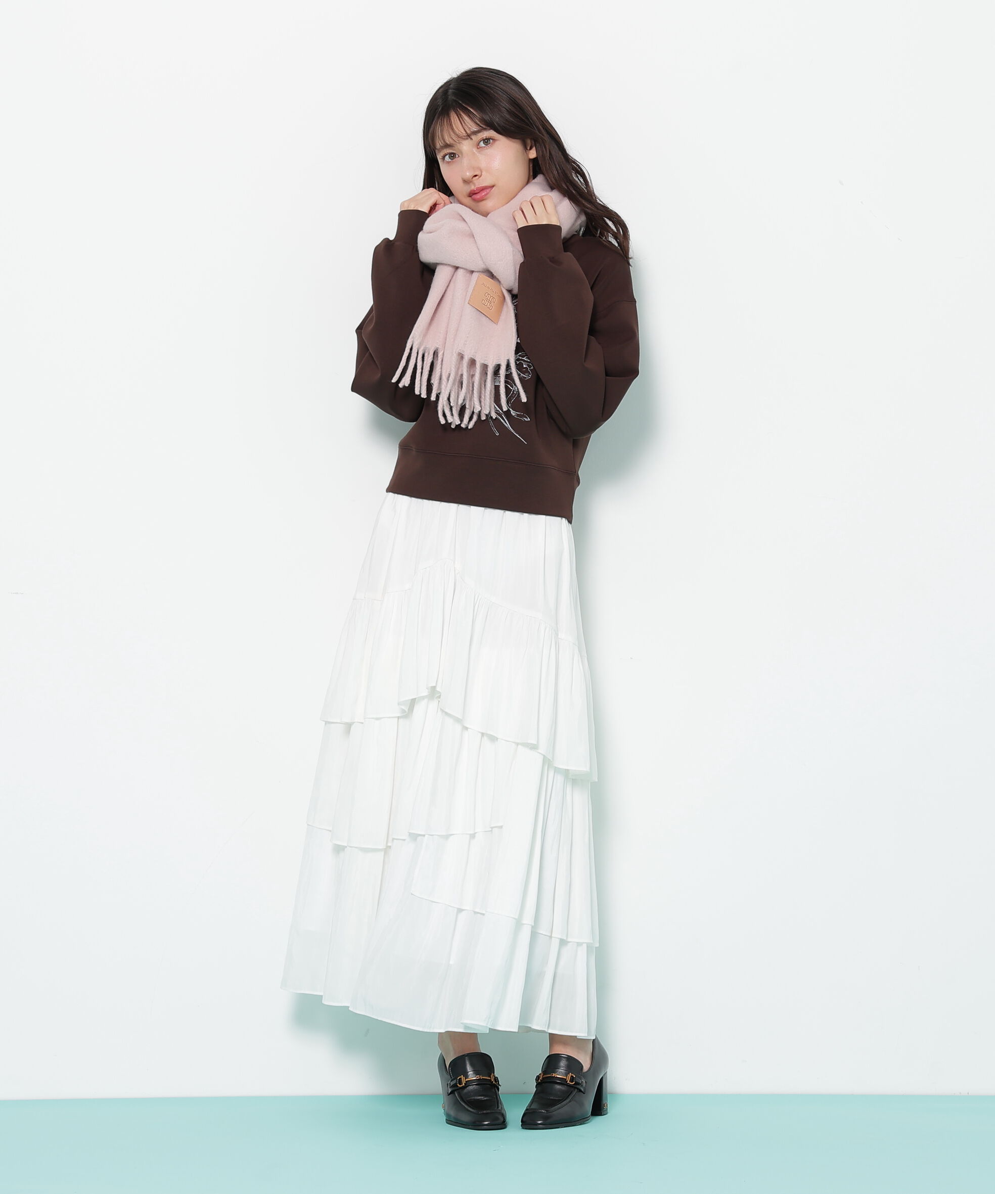  「レザータグループヤーンストール」|バンダナ・スカーフ|