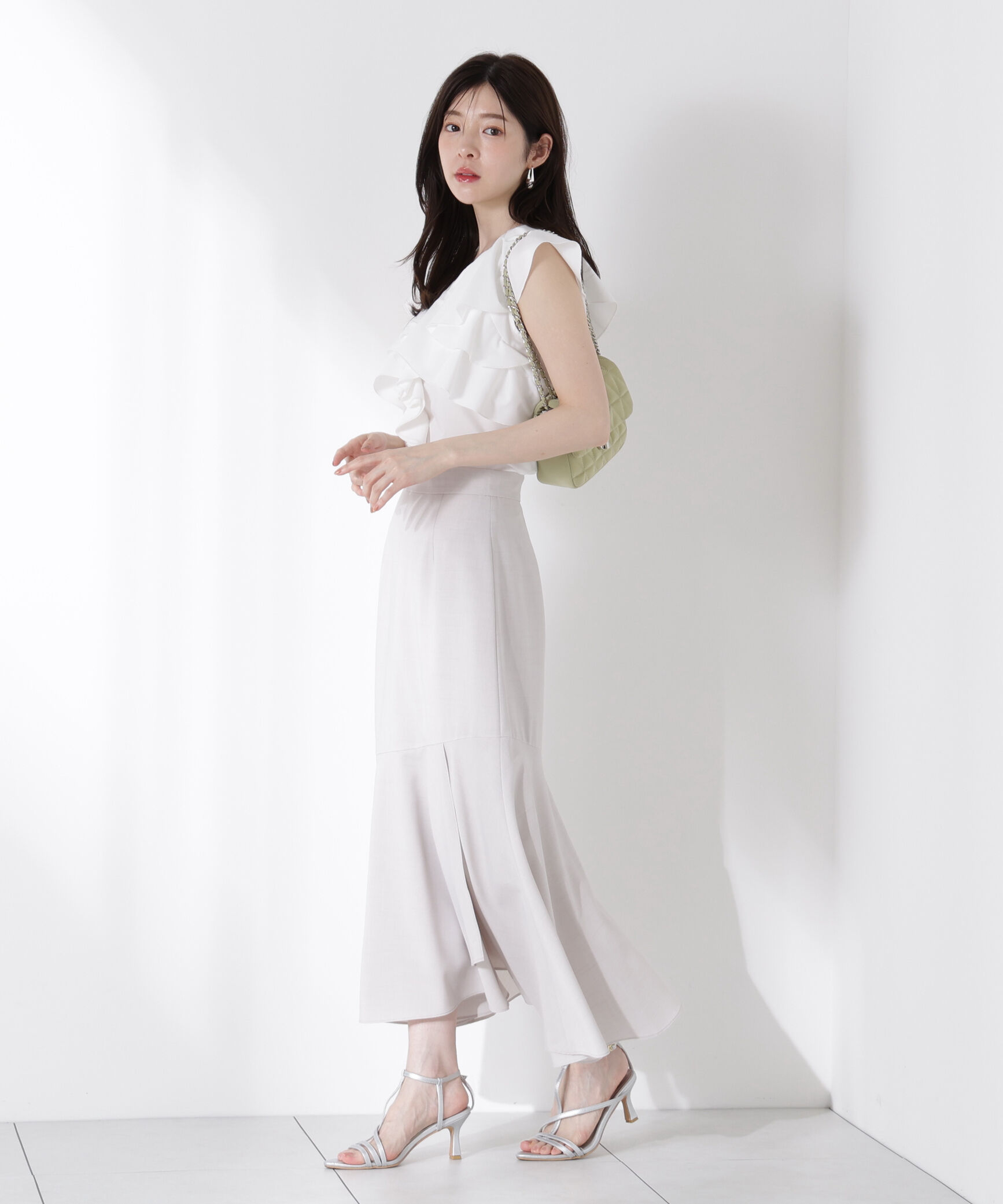 PROPORTION BODY DRESSING「アシメフリルマーメイドスカート」|スカート|