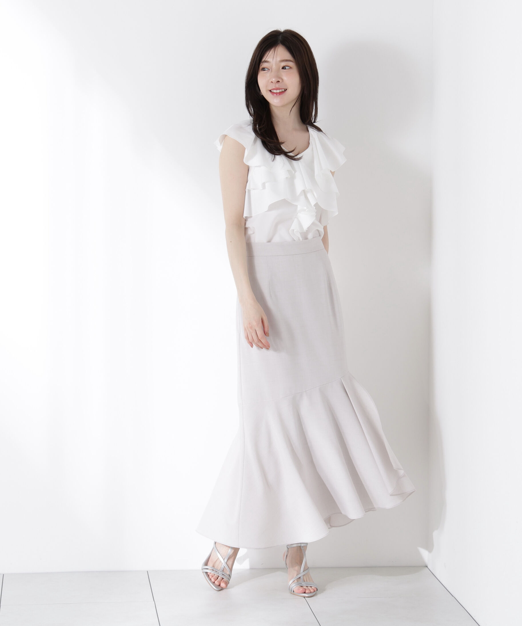 PROPORTION BODY DRESSING「アシメフリルマーメイドスカート」|スカート|