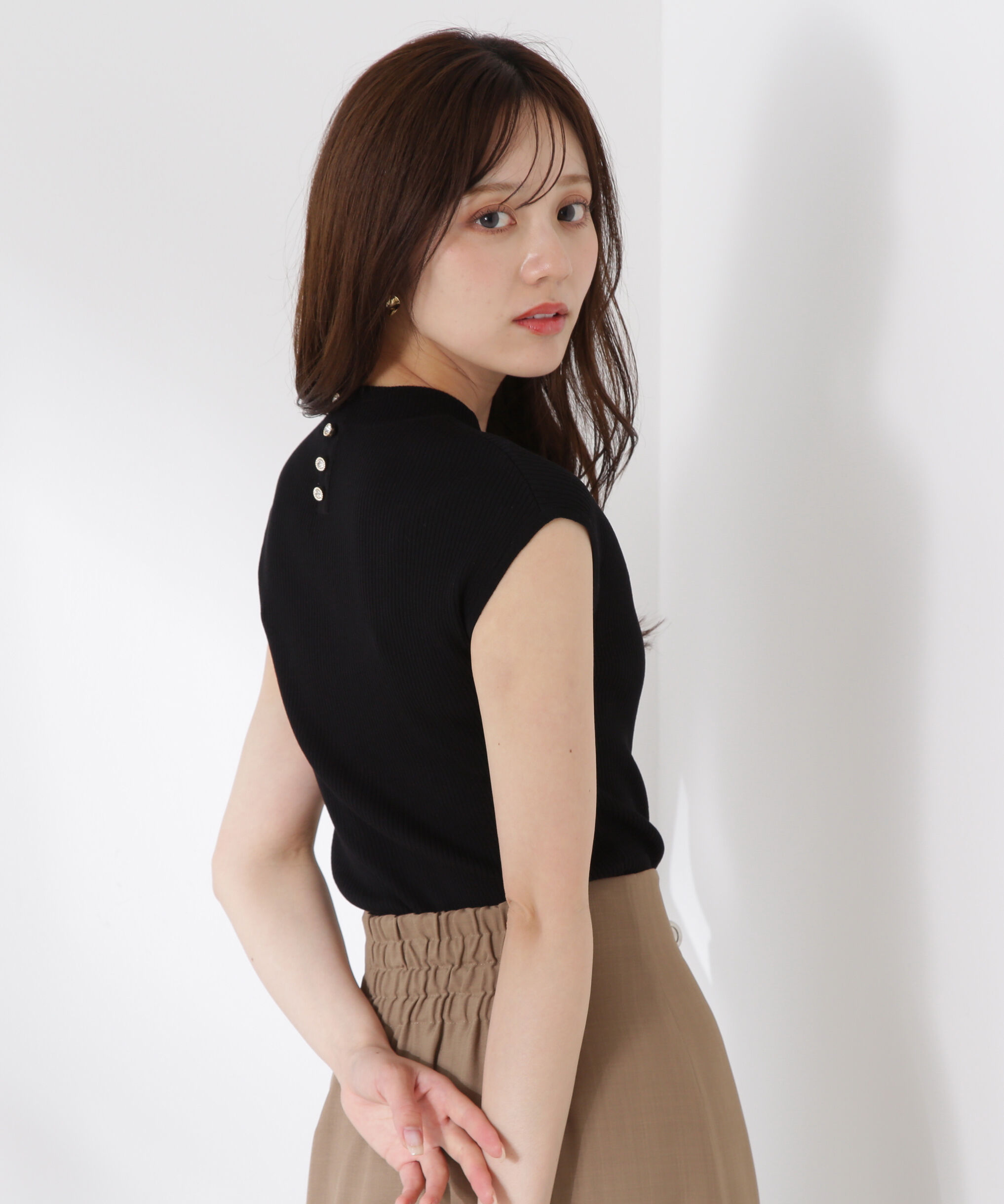 PROPORTION BODY DRESSING「ボトルネックリブニット」|ニット・セーター|