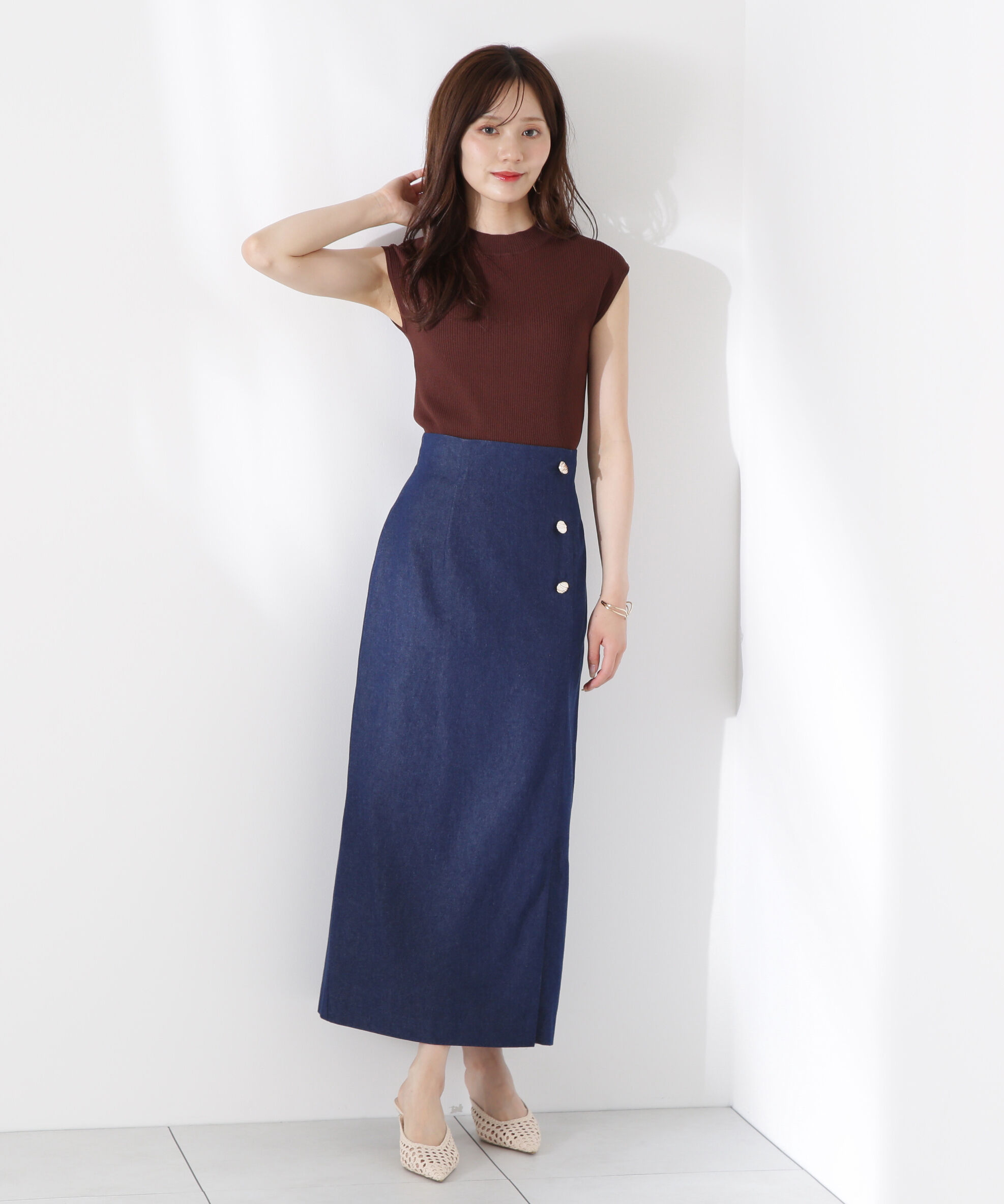 PROPORTION BODY DRESSING「ボトルネックリブニット」|ニット・セーター|