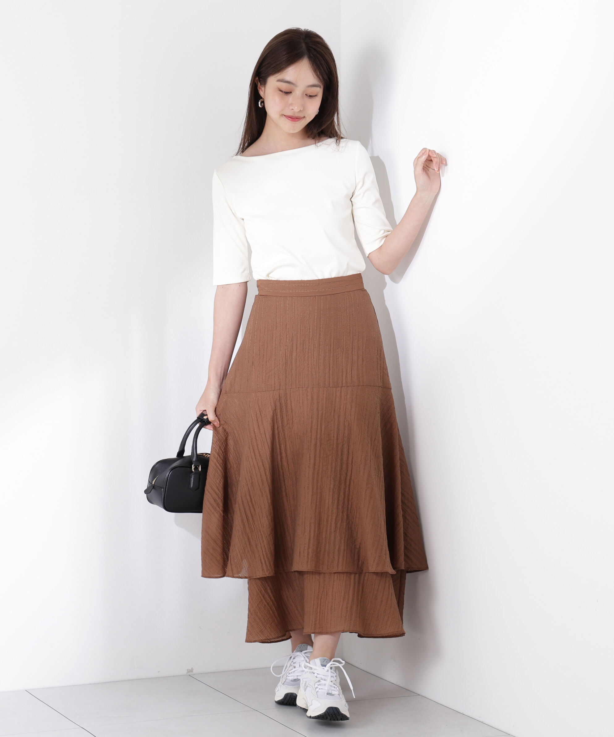 PROPORTION BODY DRESSING「シアードビーティアードスカート」|スカート|