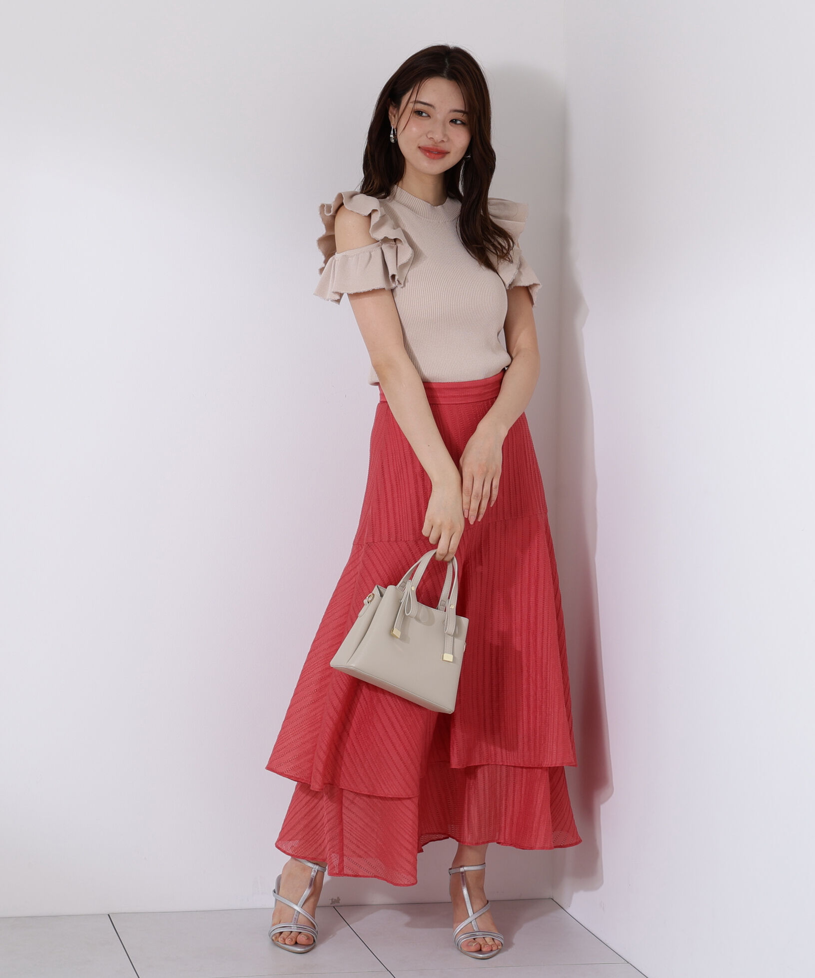 PROPORTION BODY DRESSING「シアードビーティアードスカート」|スカート|