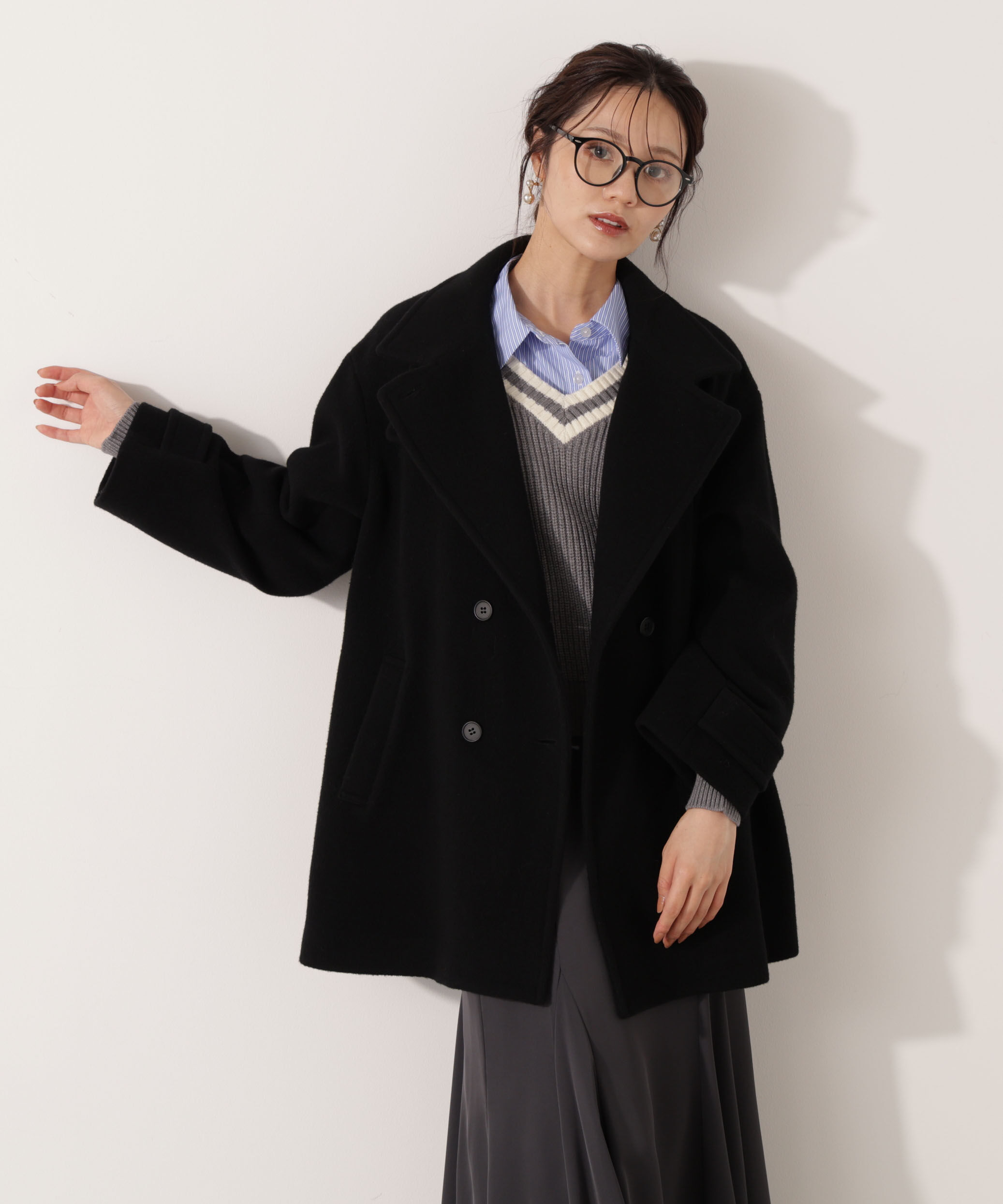 PROPORTION BODY DRESSING「2wayミドルコート 25AW」|ブルゾン・スタジャン|