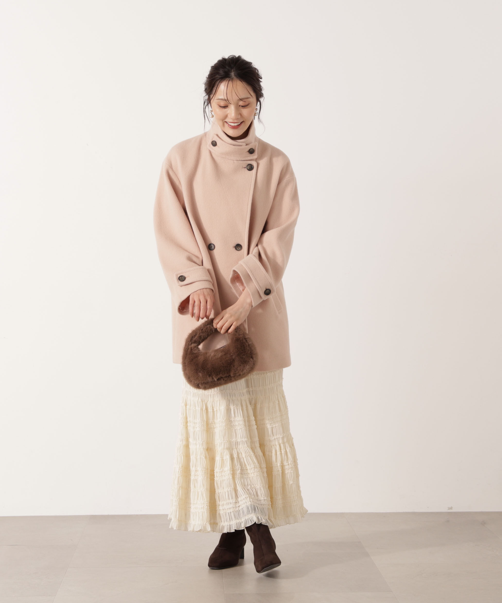 PROPORTION BODY DRESSING「2wayミドルコート 25AW」|ブルゾン・スタジャン|