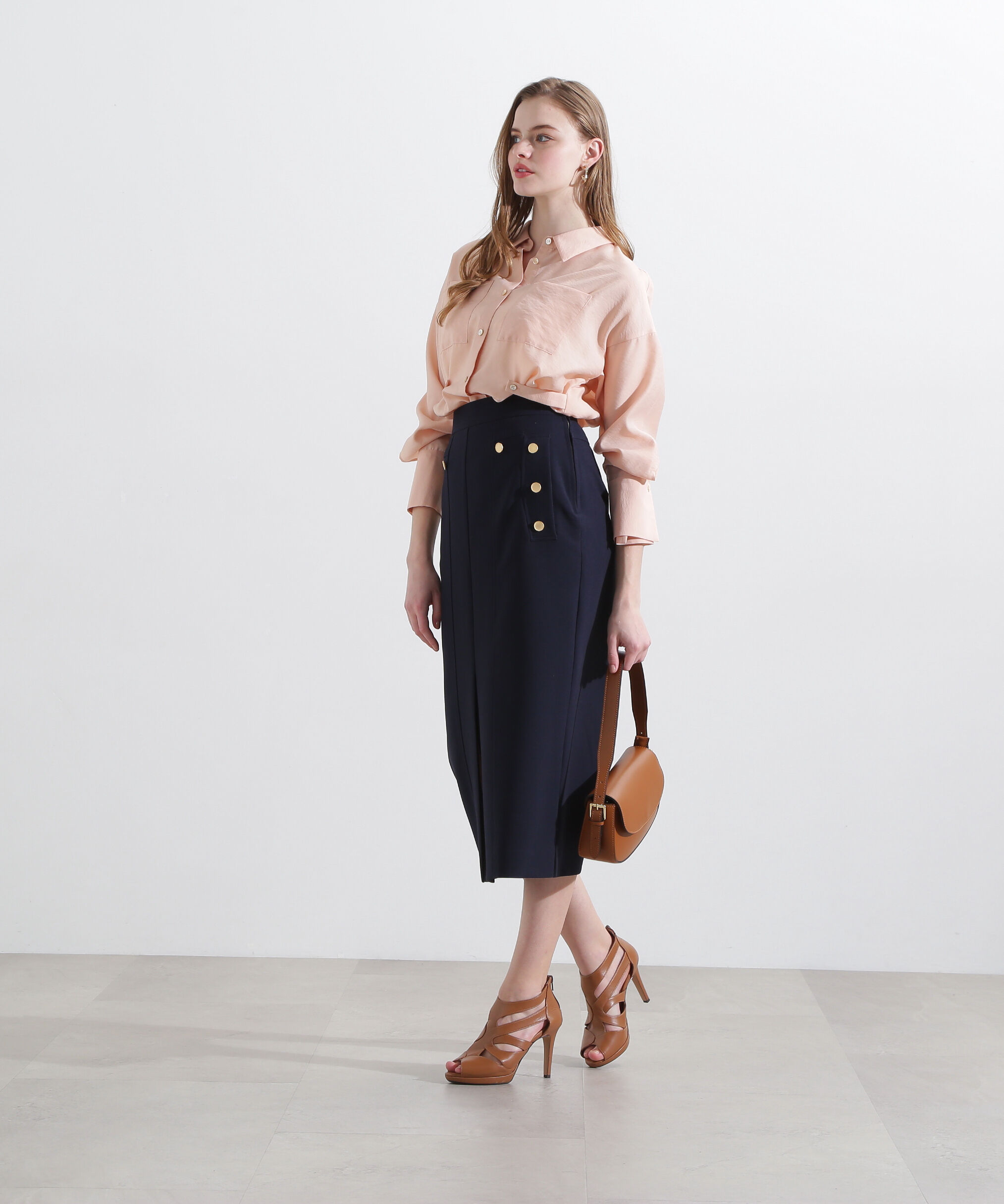  「◆2WAYダブルクロスマリンタイトスカート」|スカート|