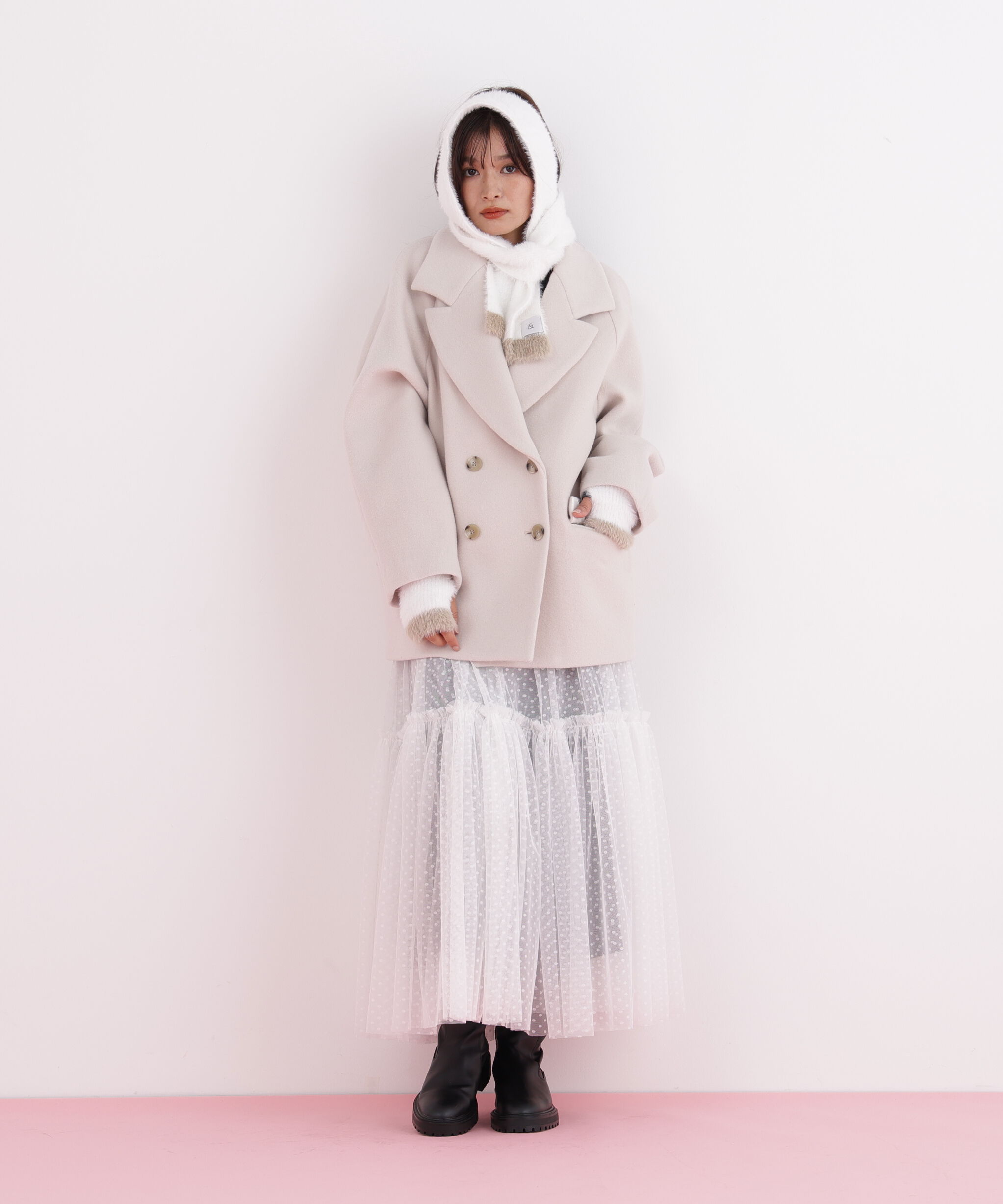  「◆ダブルブレストショートコート」|その他|