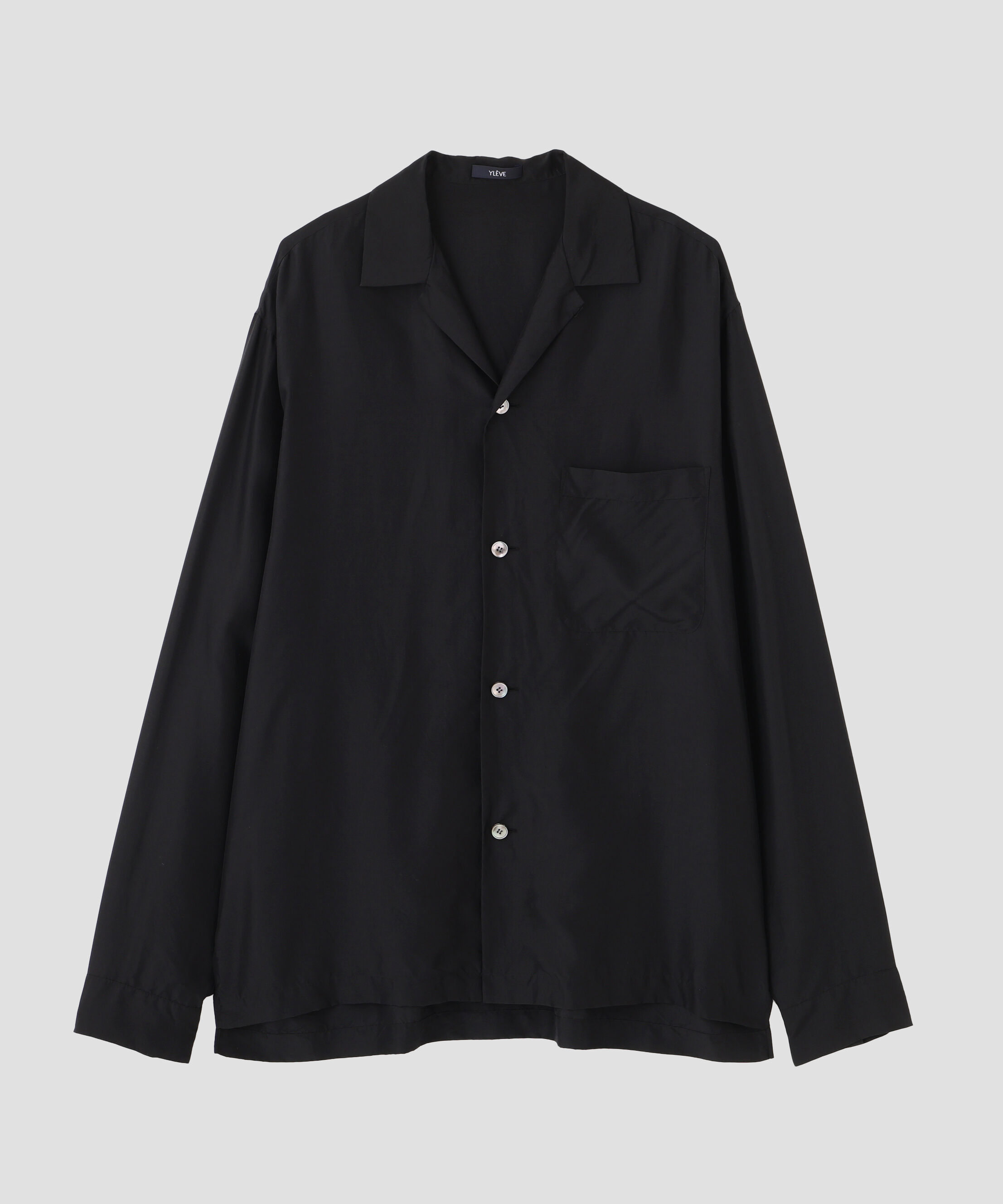 YLEVE 「YLEVE / SILK HABUTAE PAJAMA SHIRT」|シャツ・ブラウス|