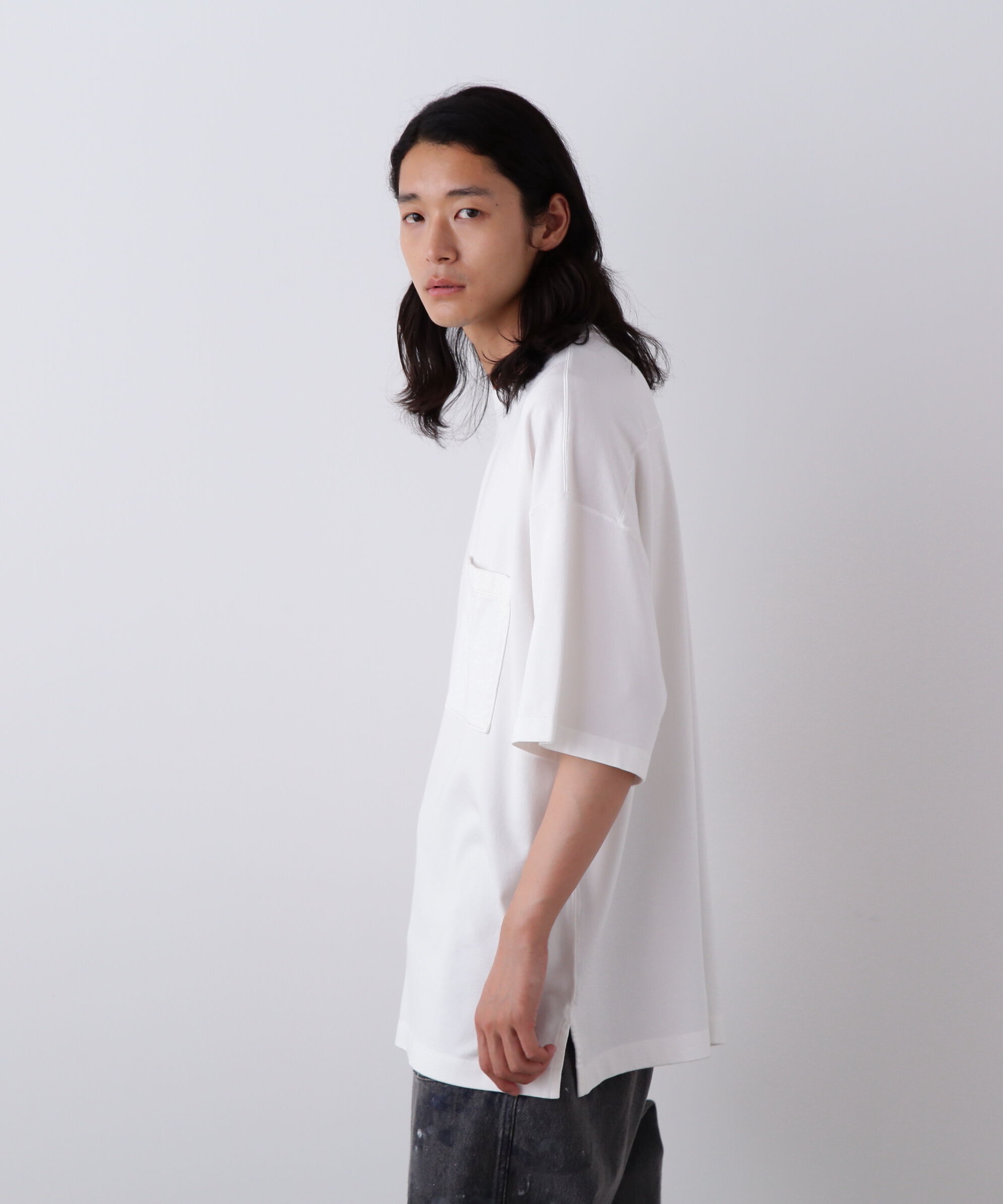 YLEVE 「YLEVE / TETRON COTTON SLUB YARN JERSEY POCKET T-SHIRT」|Tシャツ・カットソー|