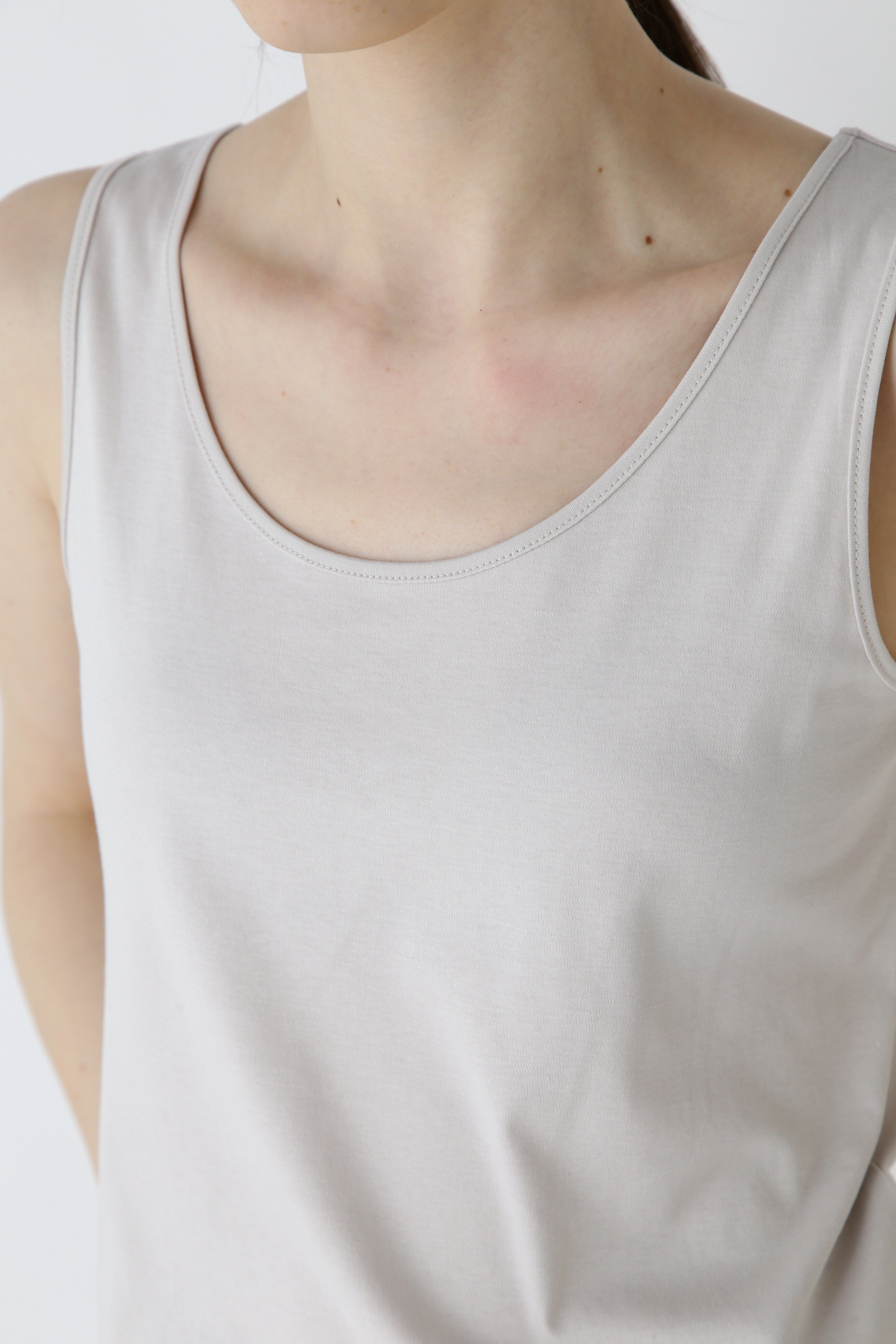  「オーガニックコットンスムースタンクトップ」|Tシャツ・カットソー|