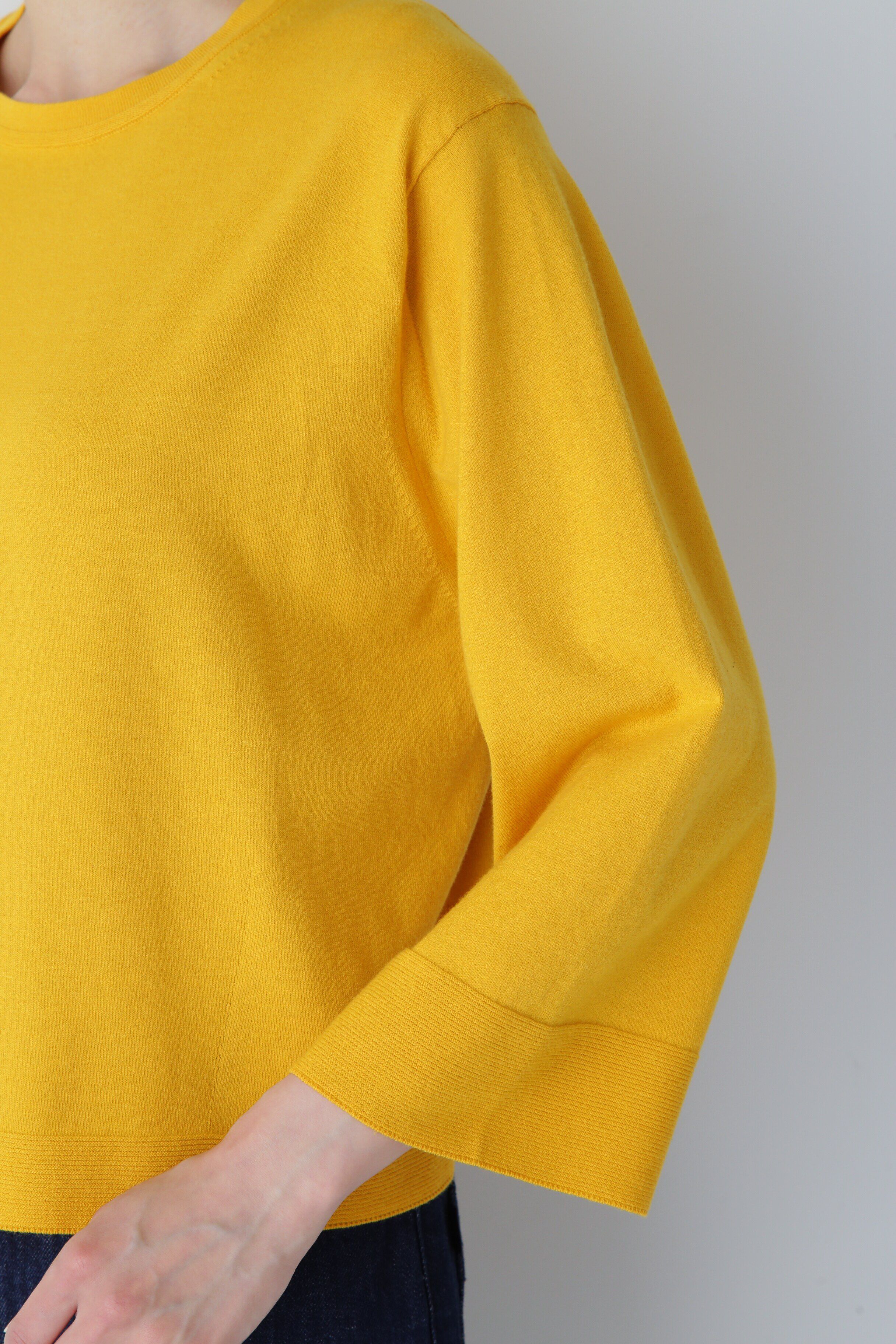  「◆コットンポリエステルキュプラニットプルオーバー」|ニット・セーター|