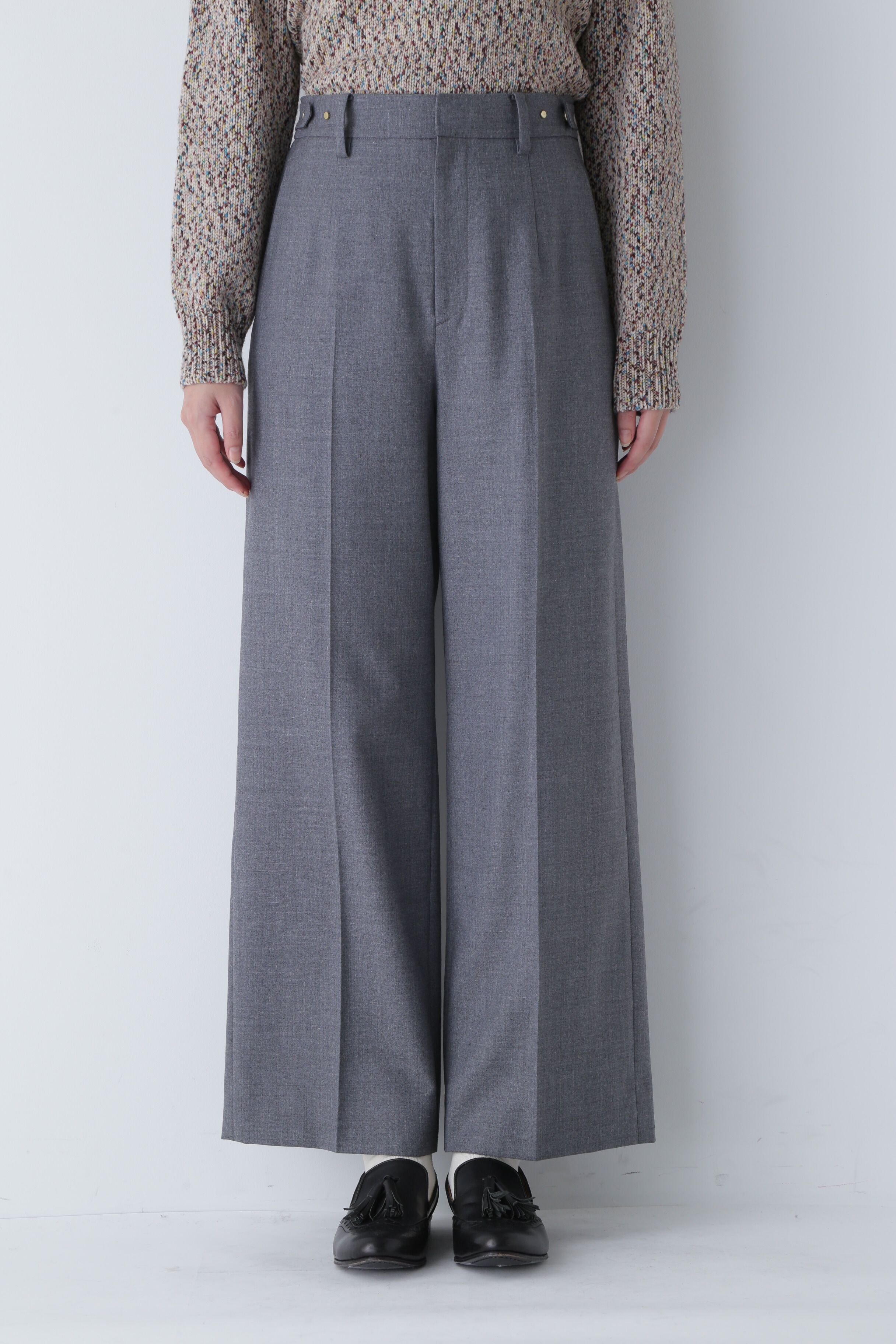  「◆センタープレスセミワイドパンツ」|その他|