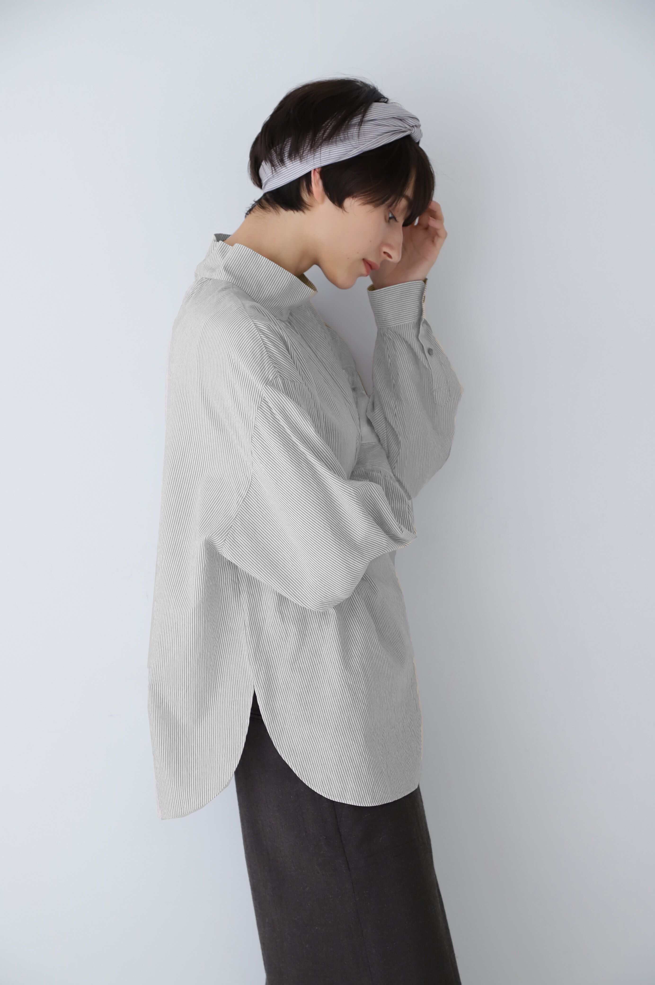  「◆ストライプボウタイブラウス」|シャツ・ブラウス|