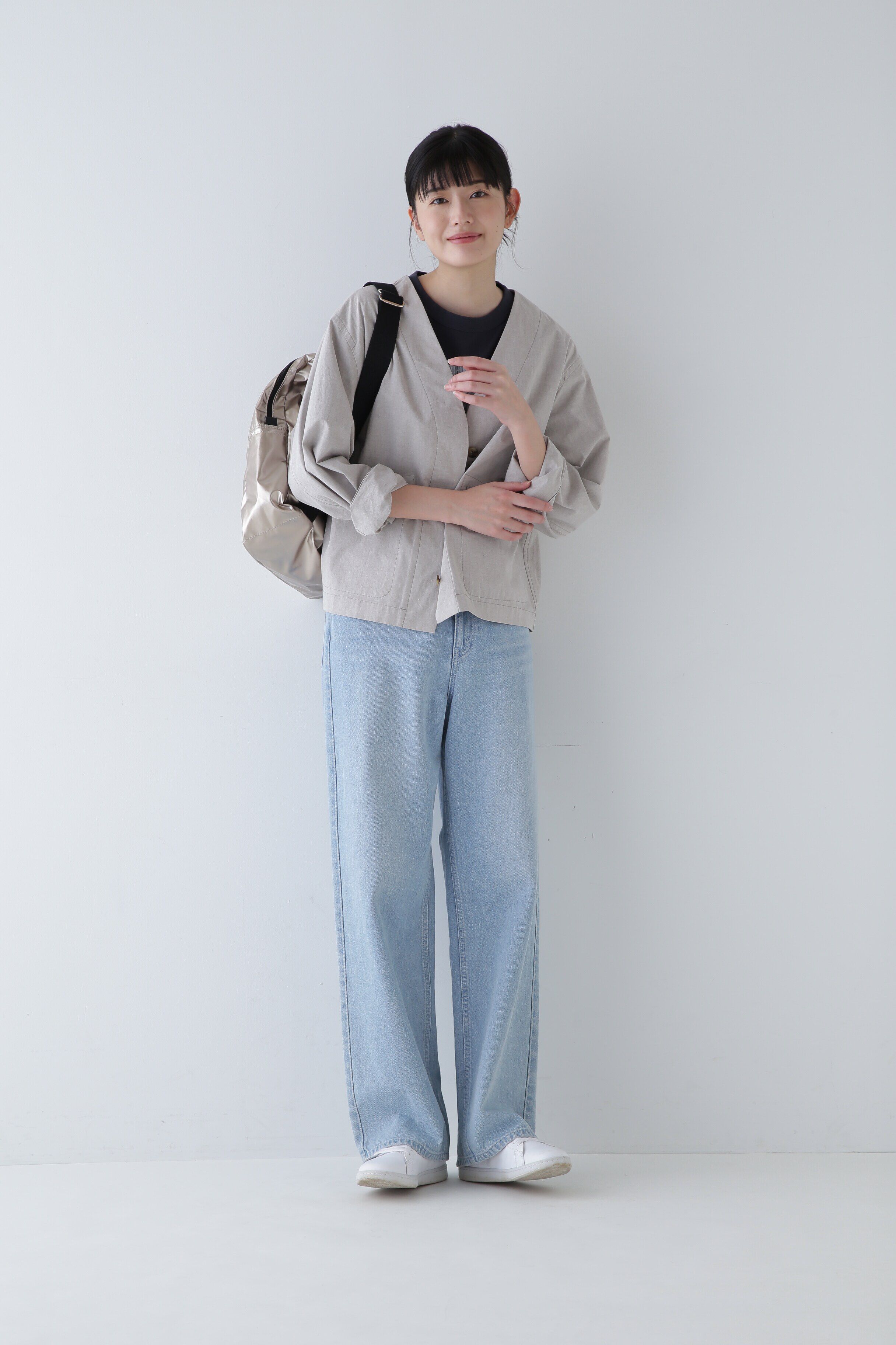  「◆リサイクル混コットンウェザーブルゾン」|シャツ・ブラウス|