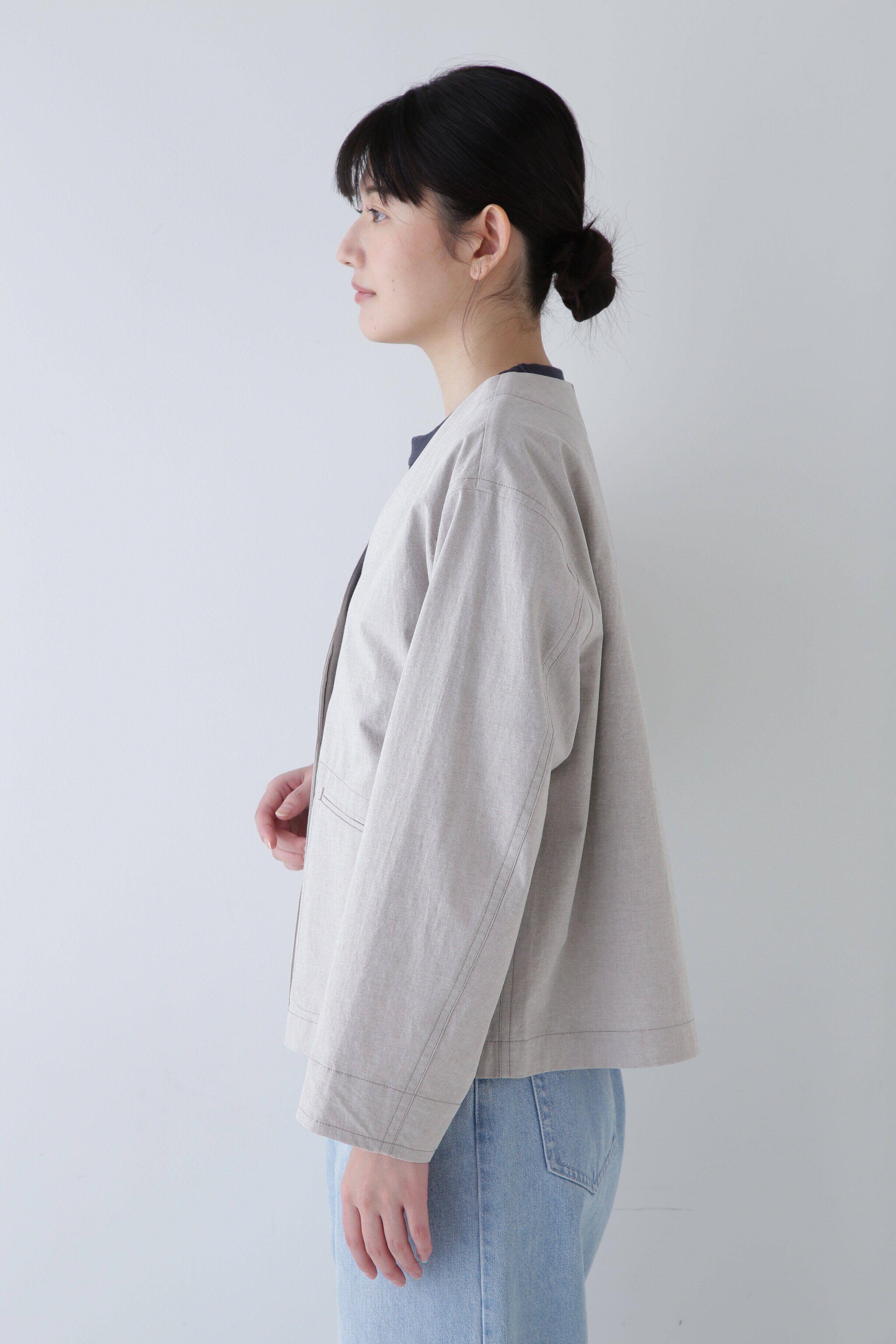  「◆リサイクル混コットンウェザーブルゾン」|シャツ・ブラウス|