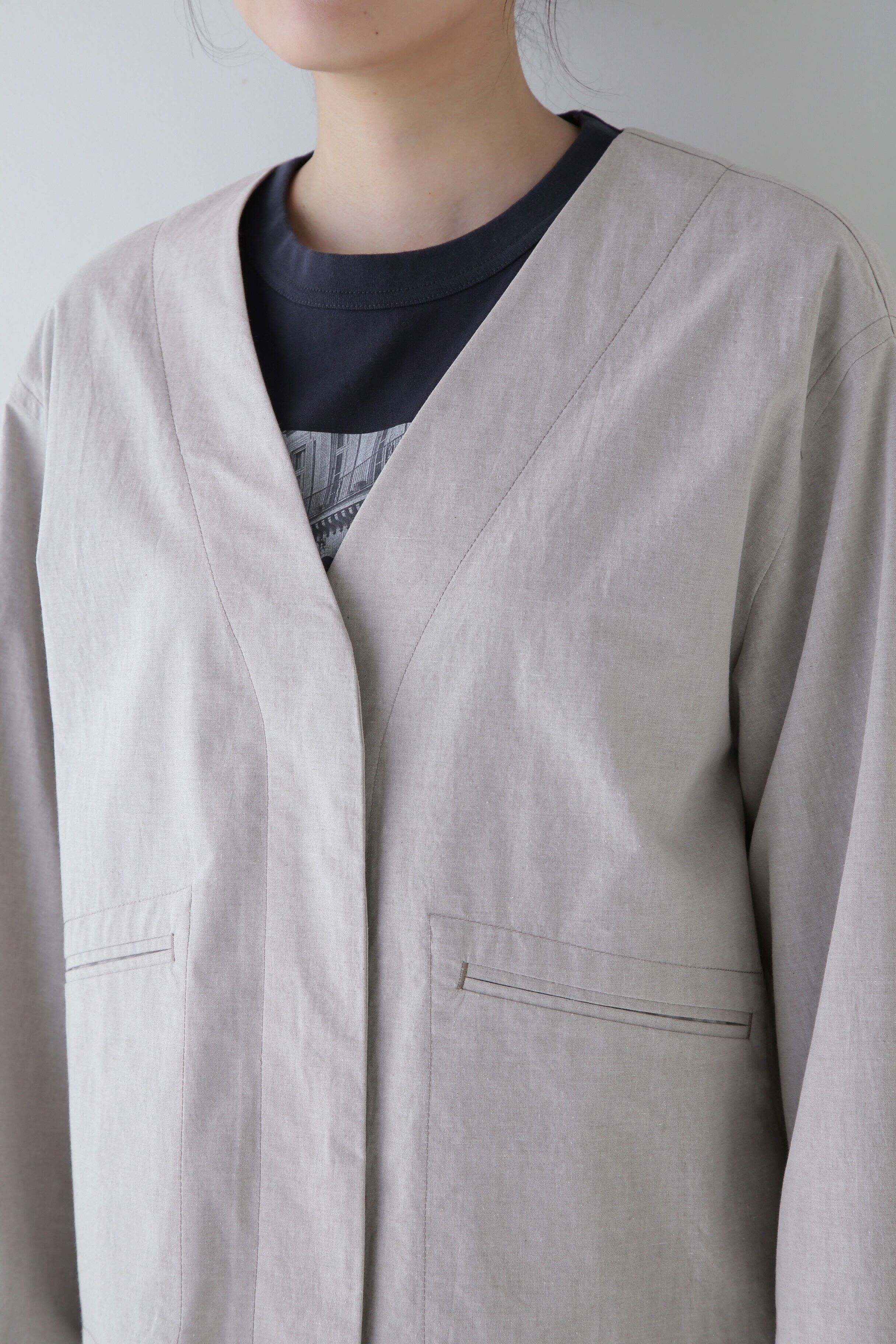  「◆リサイクル混コットンウェザーブルゾン」|シャツ・ブラウス|