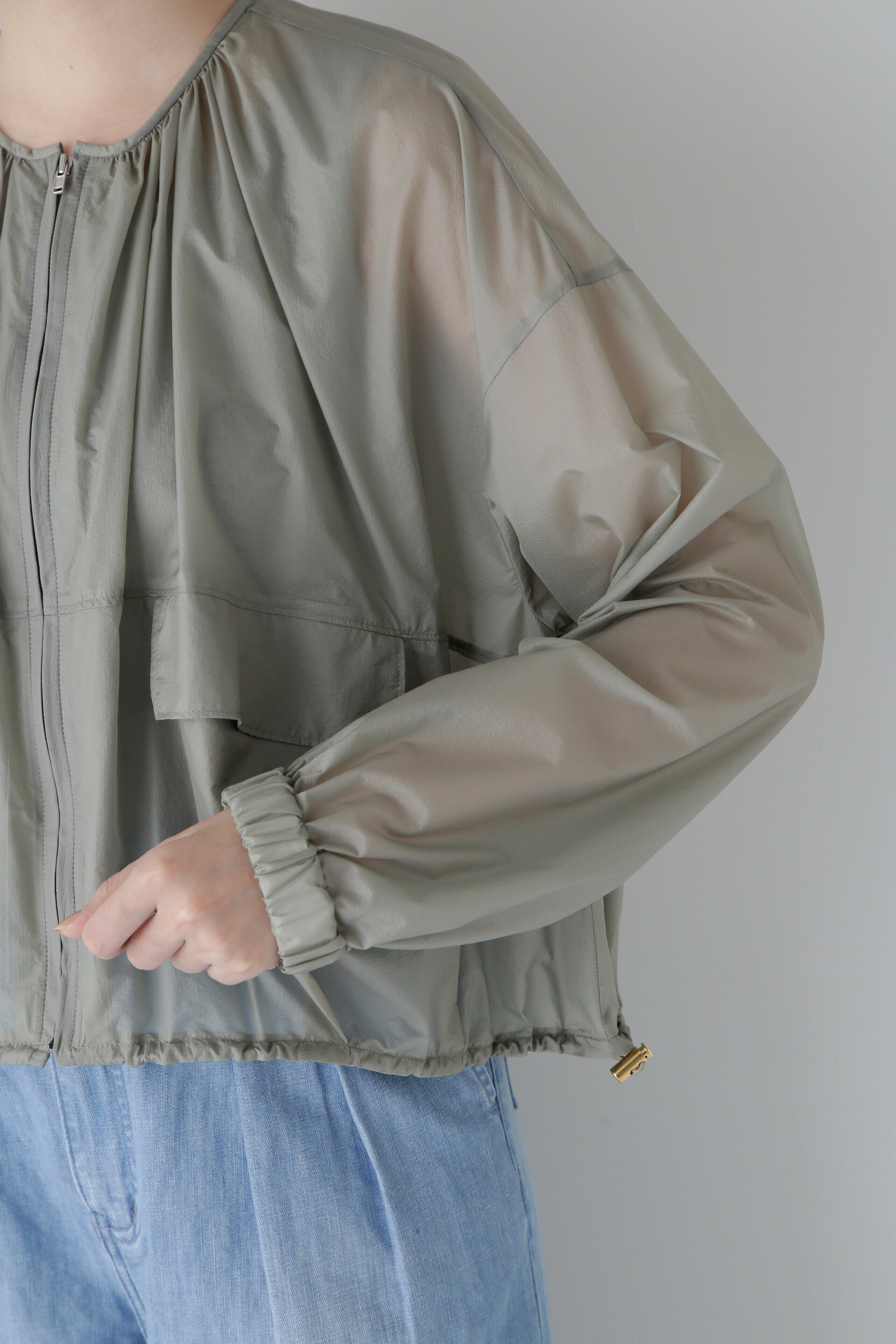  「◆【撥水】ライトタフタブルゾン」|ブルゾン・スタジャン|