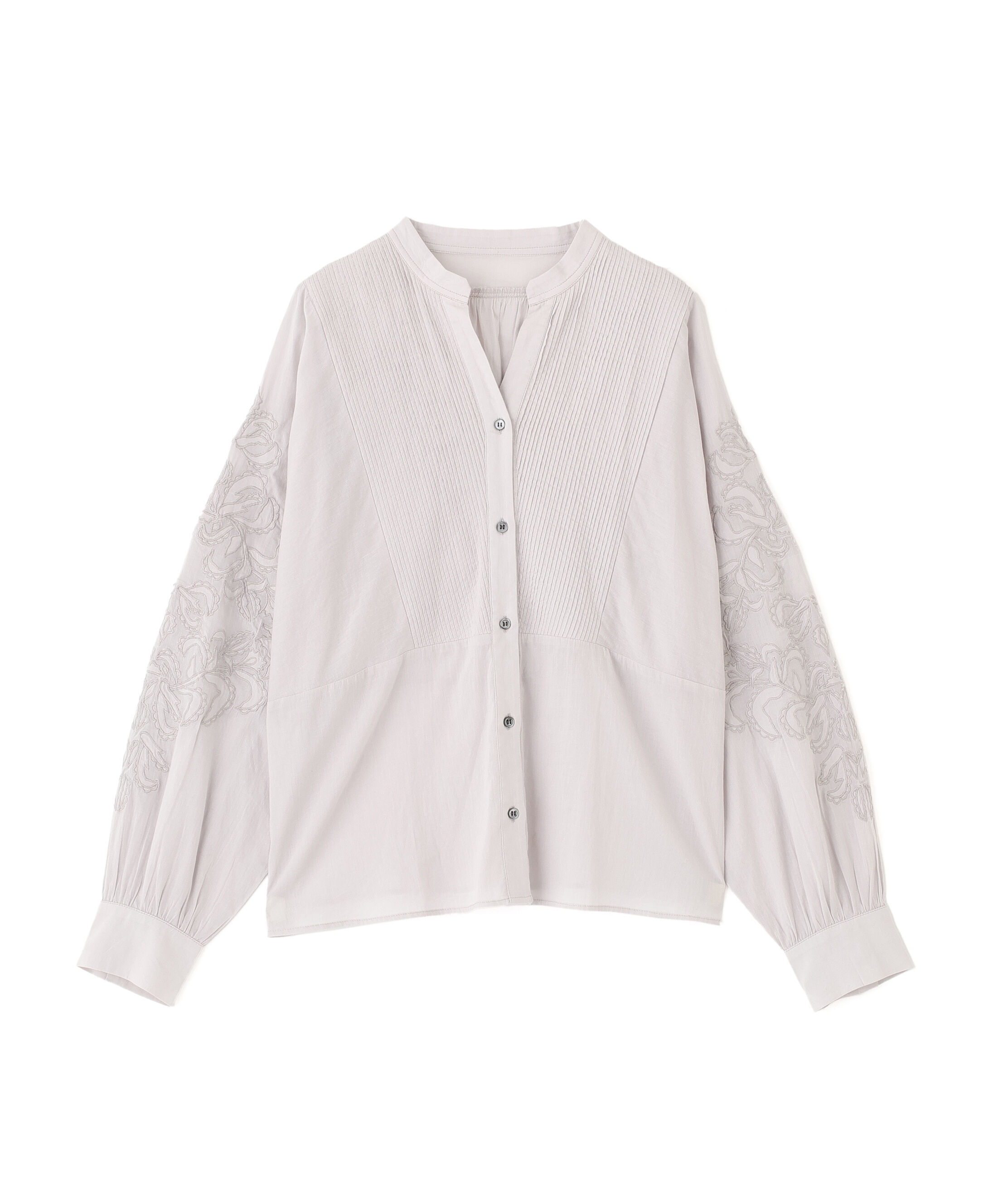  「◆インドコットンボイルアップリケブラウス」|シャツ・ブラウス|