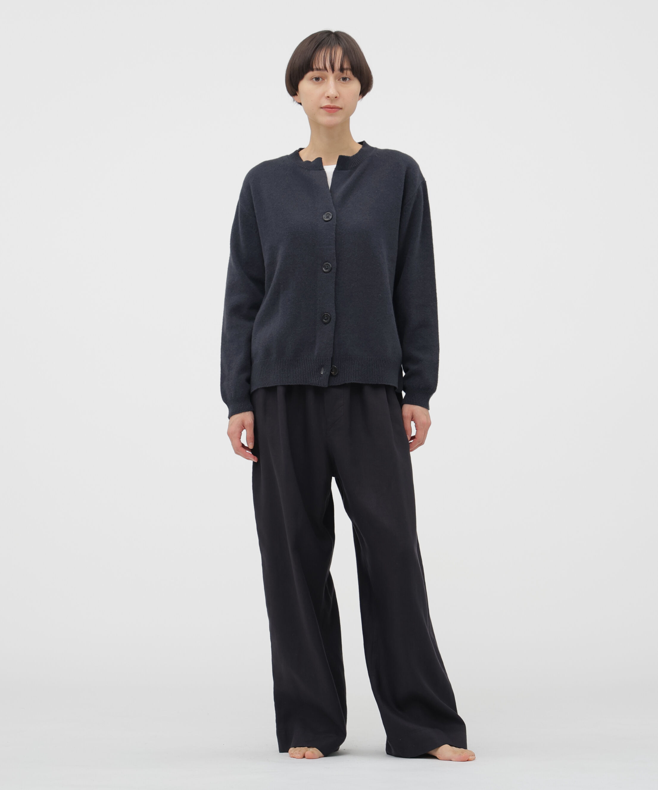 MARGARET HOWELL HOUSEHOLDGOODS「WOOL COTTON KNITWEAR」|カーディガン|
