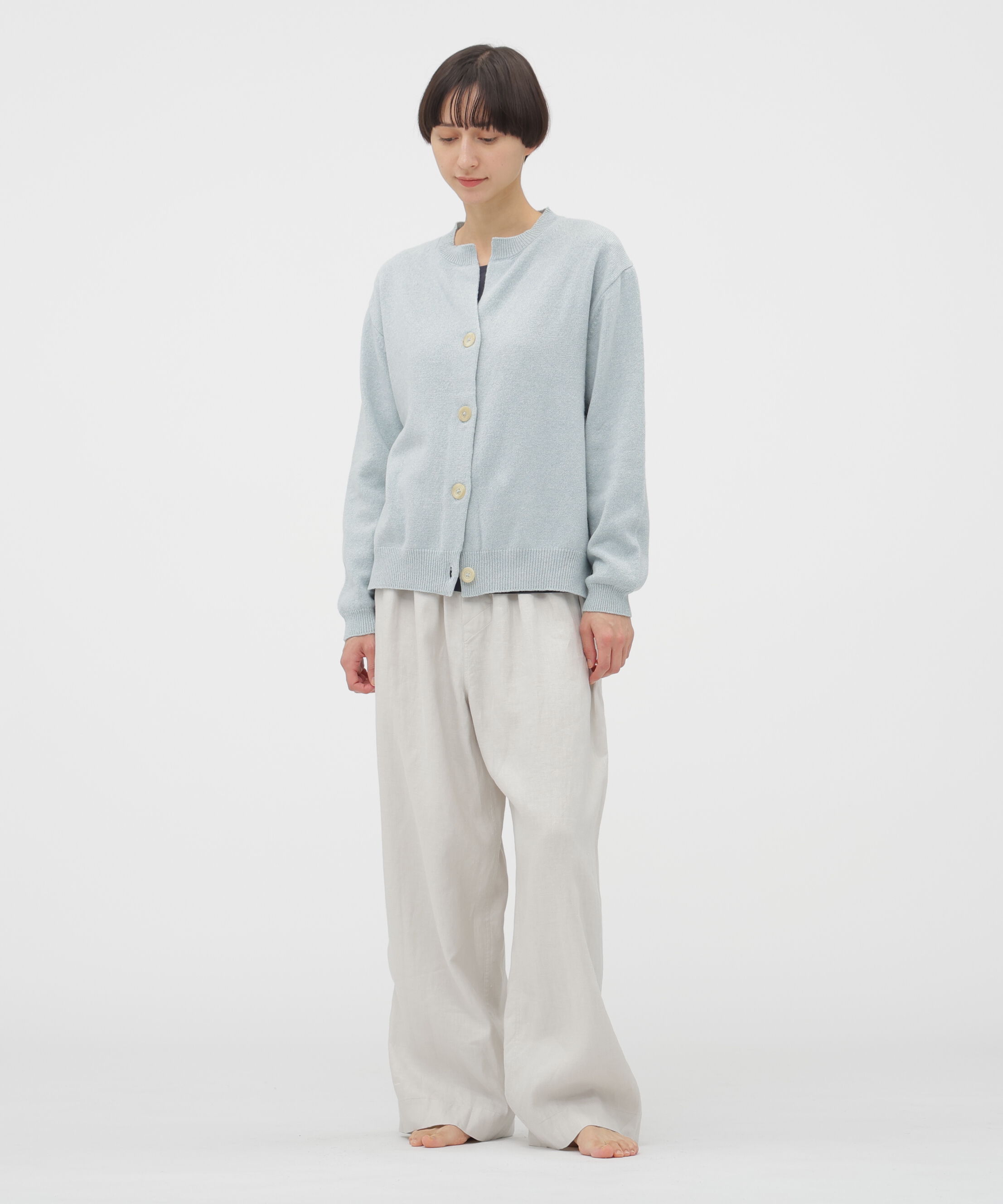 MARGARET HOWELL HOUSEHOLDGOODS「WOOL COTTON KNITWEAR」|カーディガン|